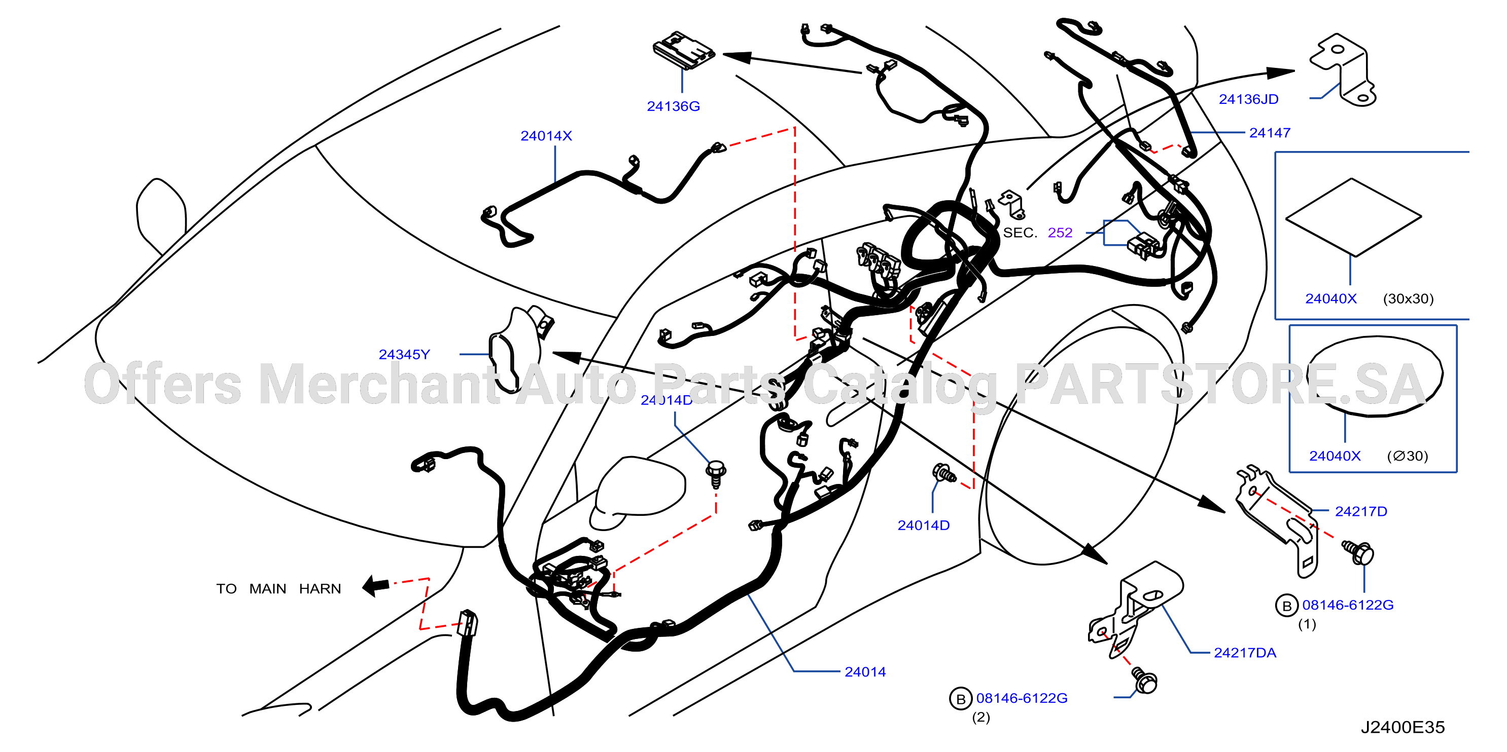 Wiring Body Harn Lh