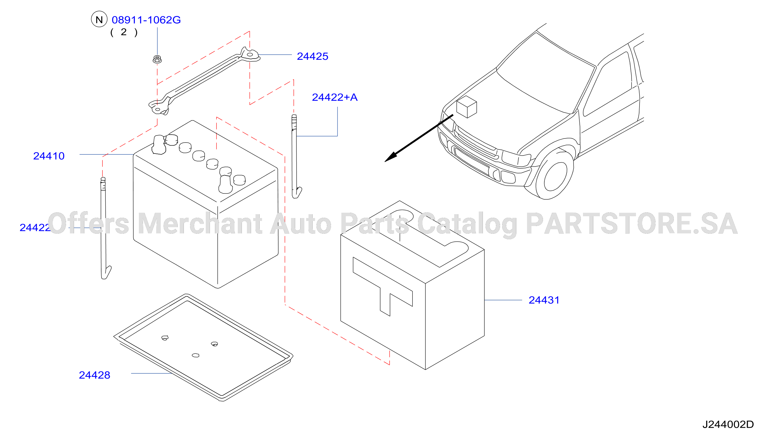 Battery Battery Mounting