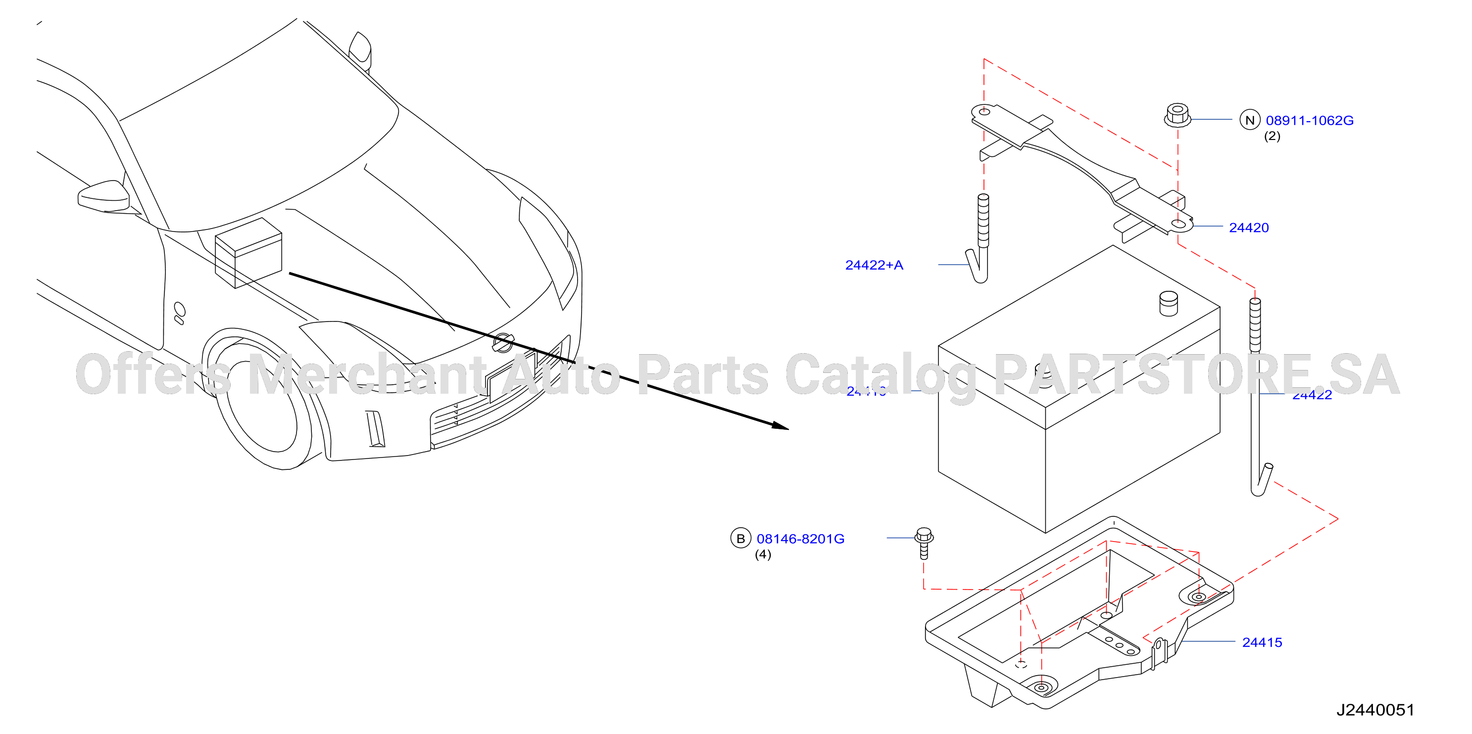Battery Battery Mounting