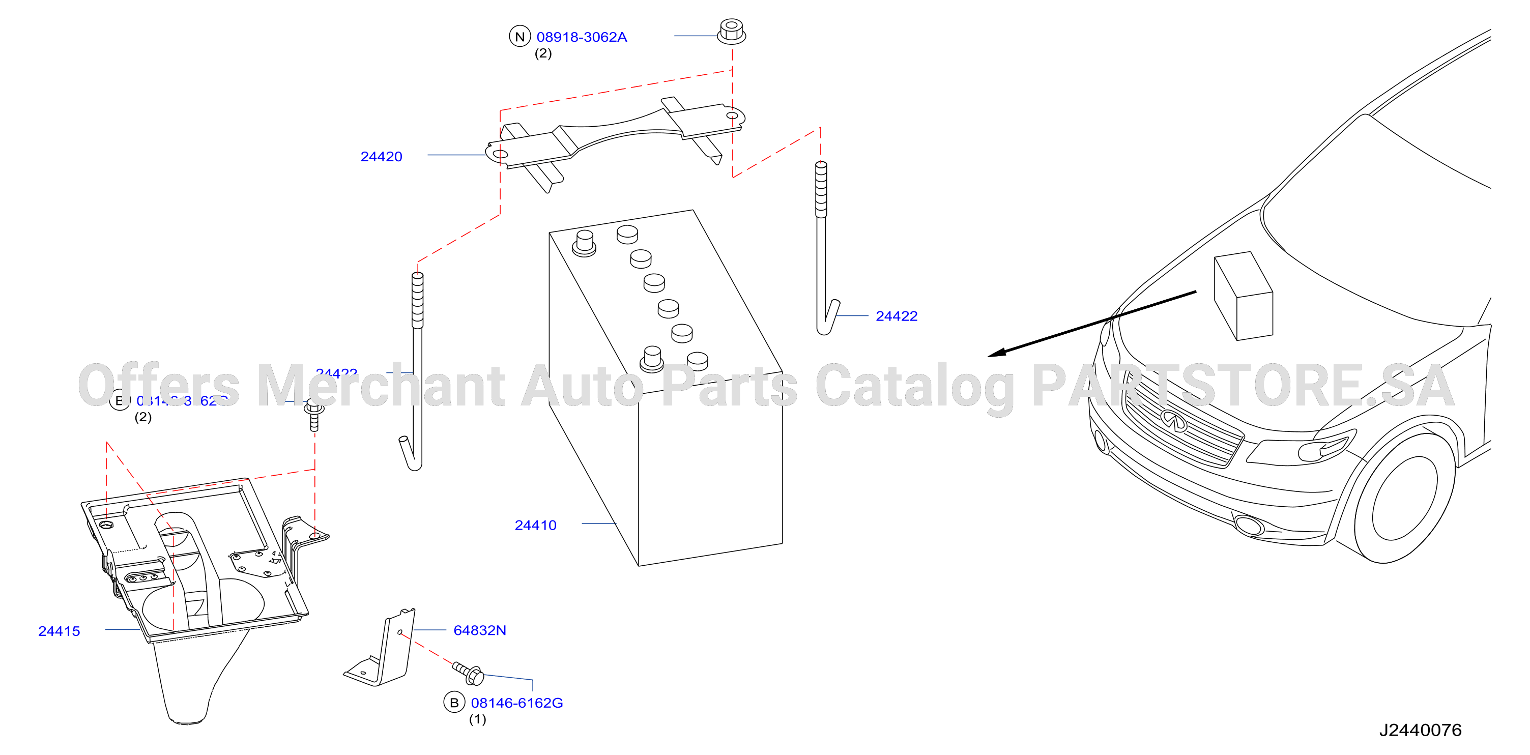 Battery Battery Mounting