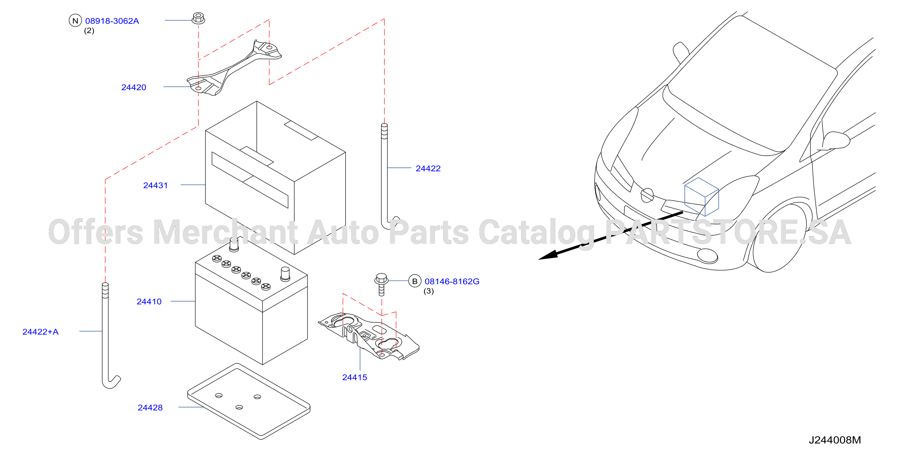 Battery Battery Mounting