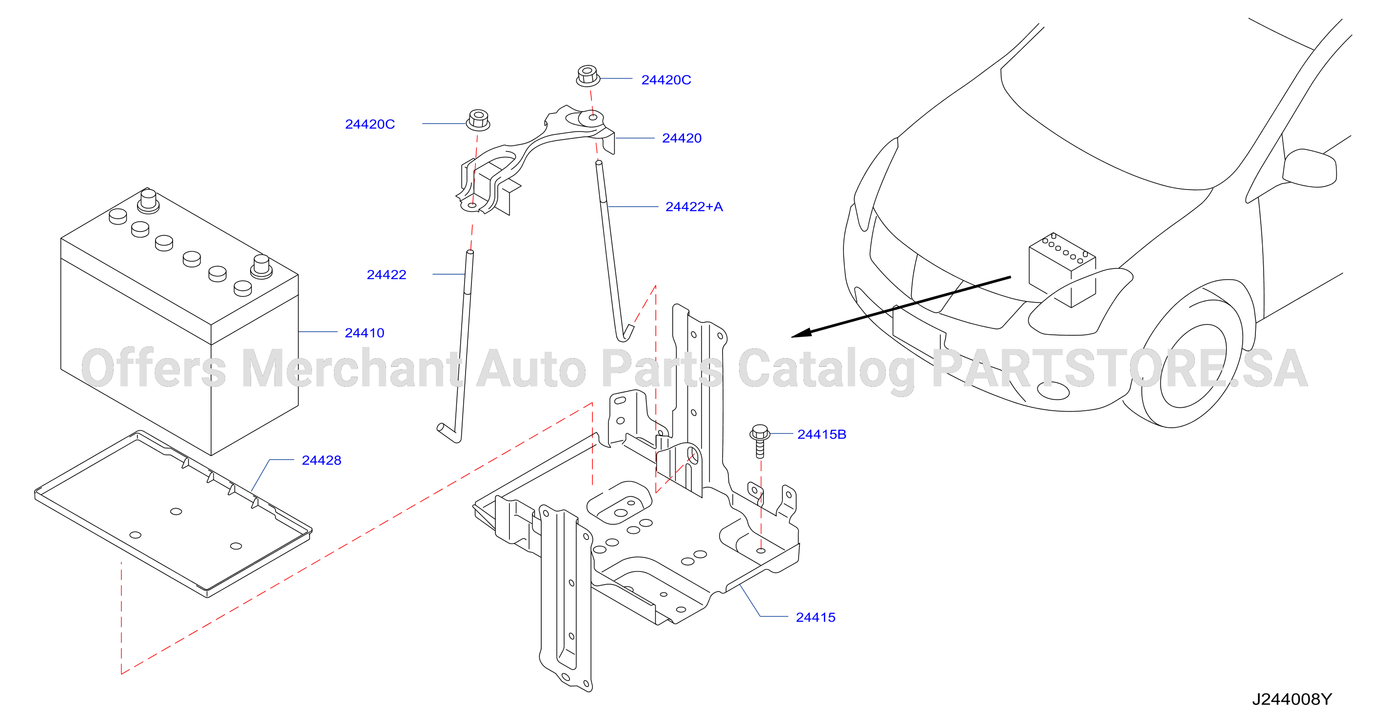 Battery Battery Mounting