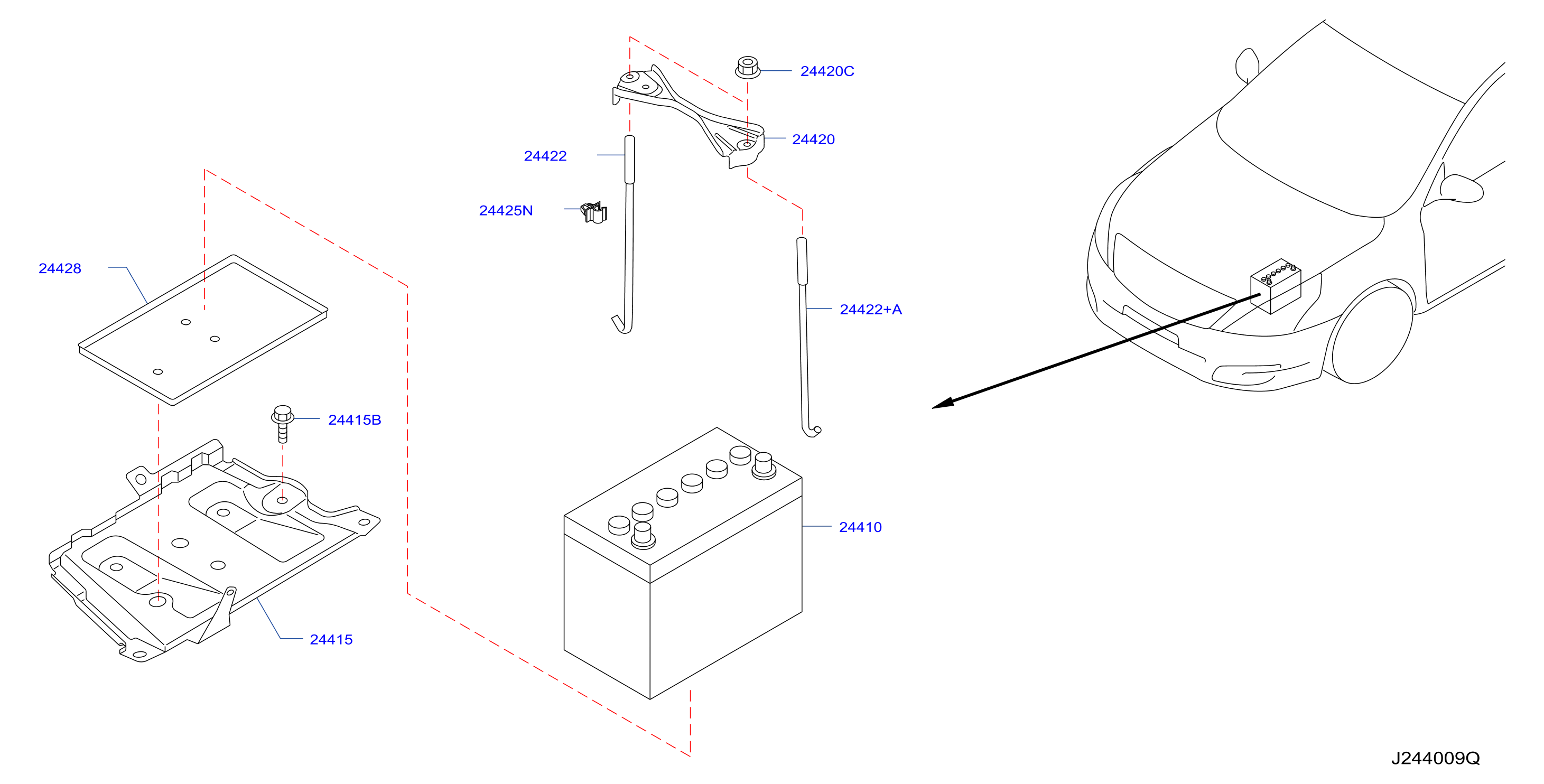 Battery Battery Mounting