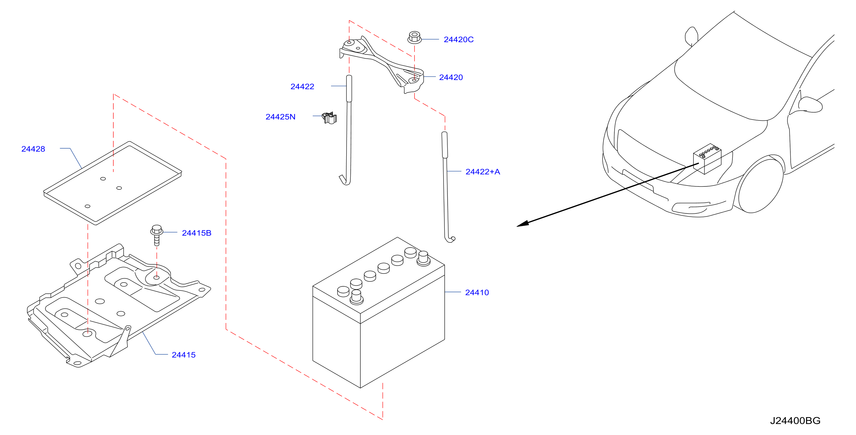 Battery Battery Mounting