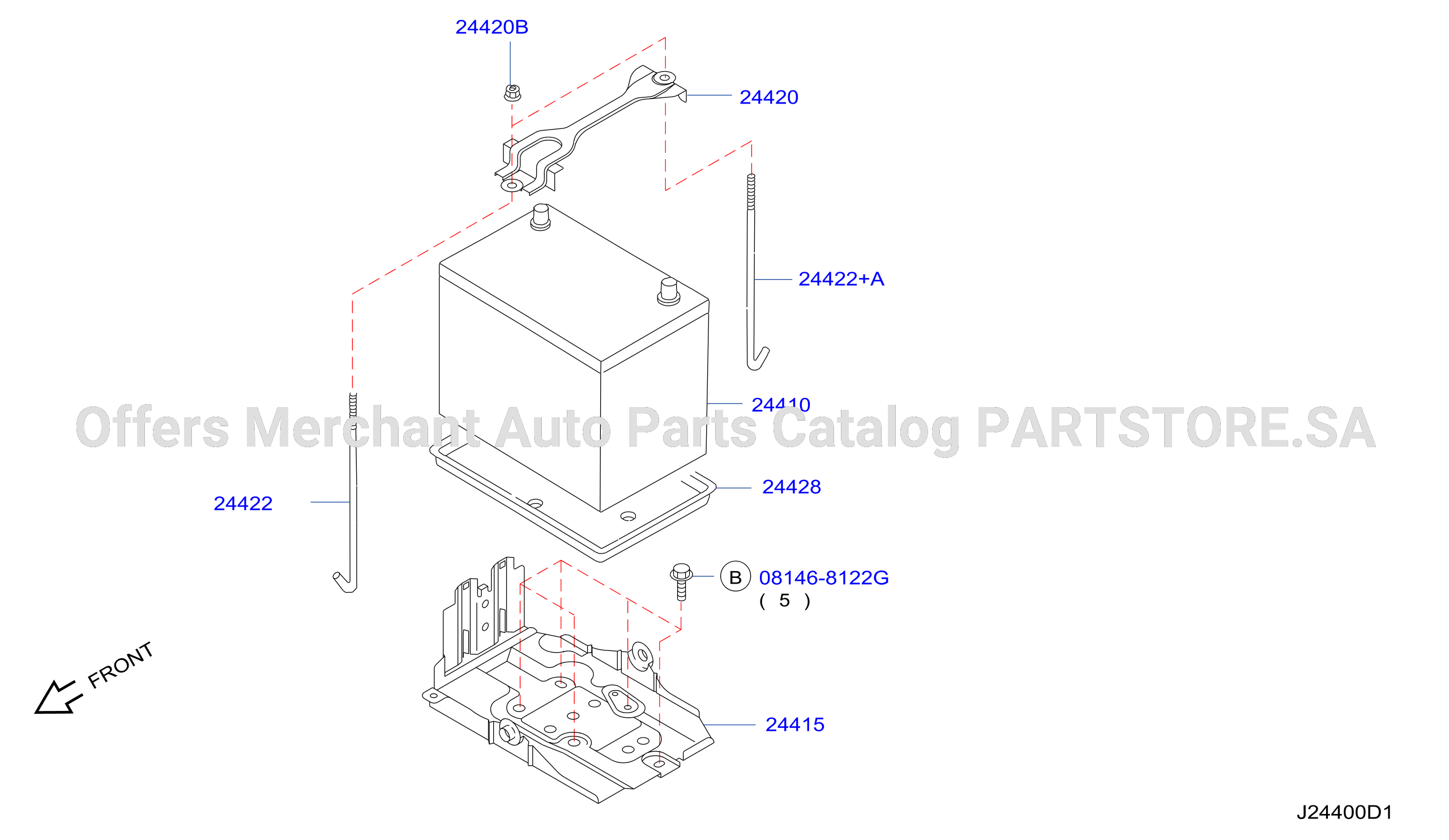 Battery Battery Mounting
