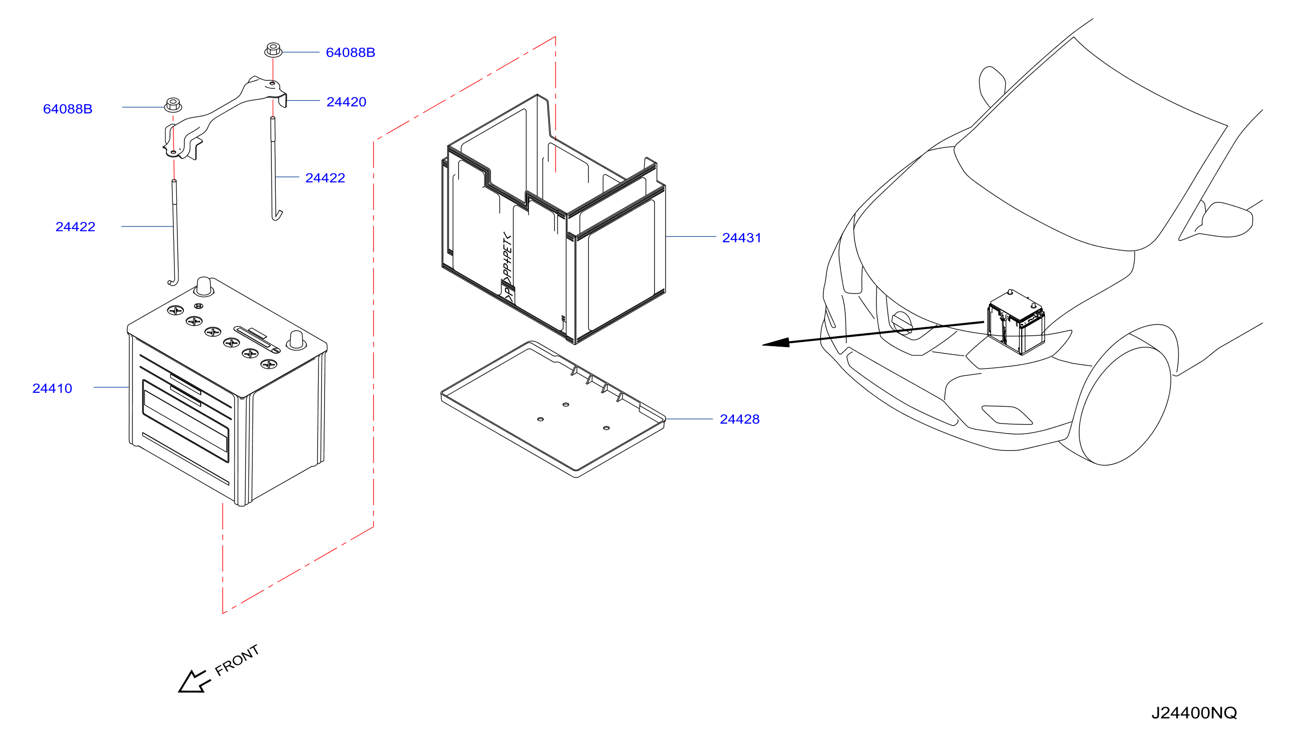 Battery Battery Mounting
