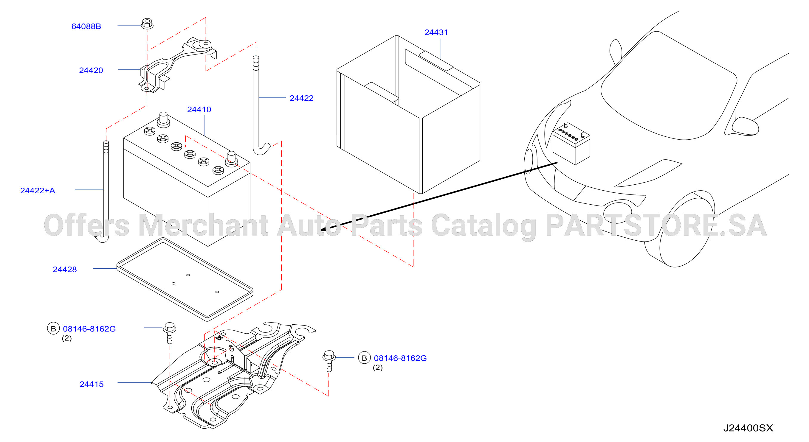 Battery Battery Mounting