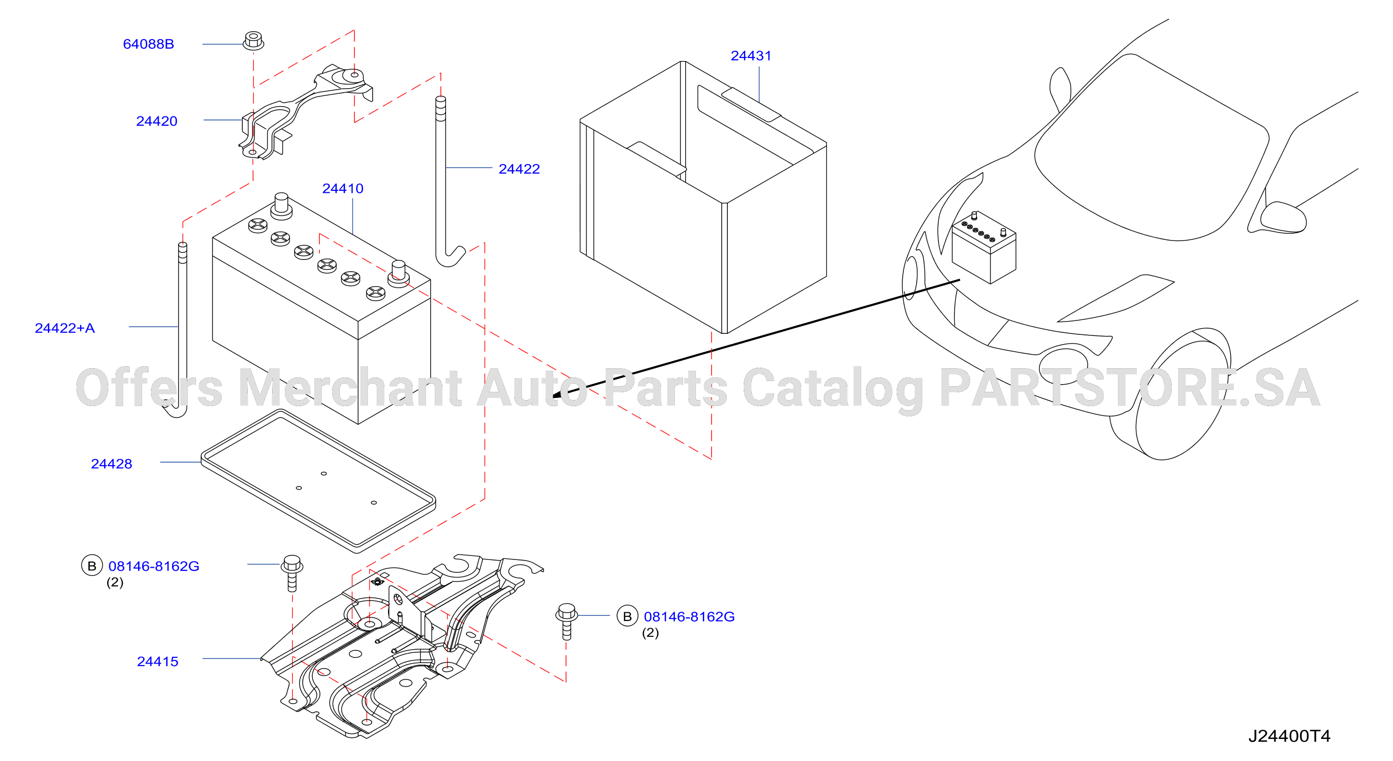 Battery Battery Mounting