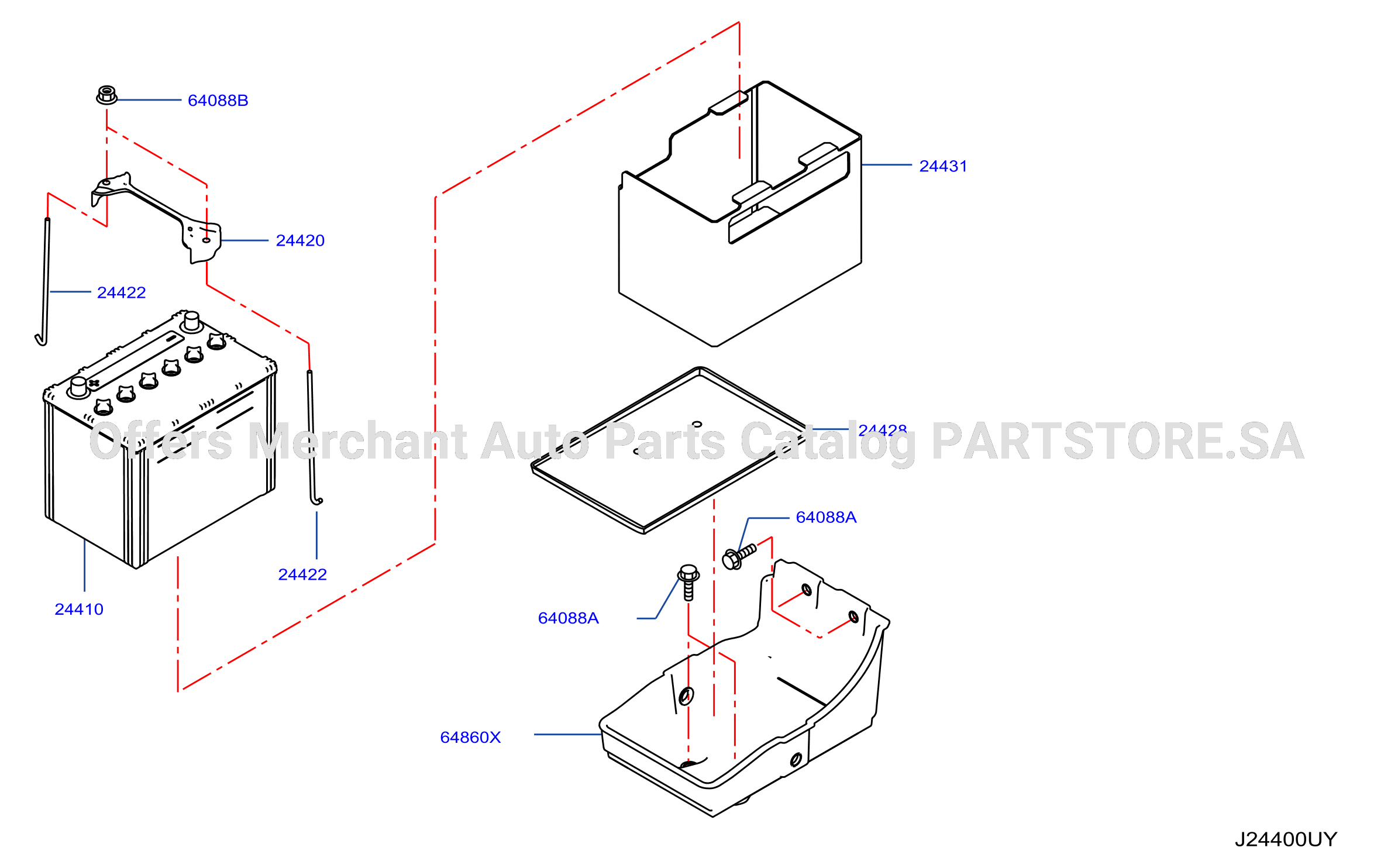 Battery Battery Mounting