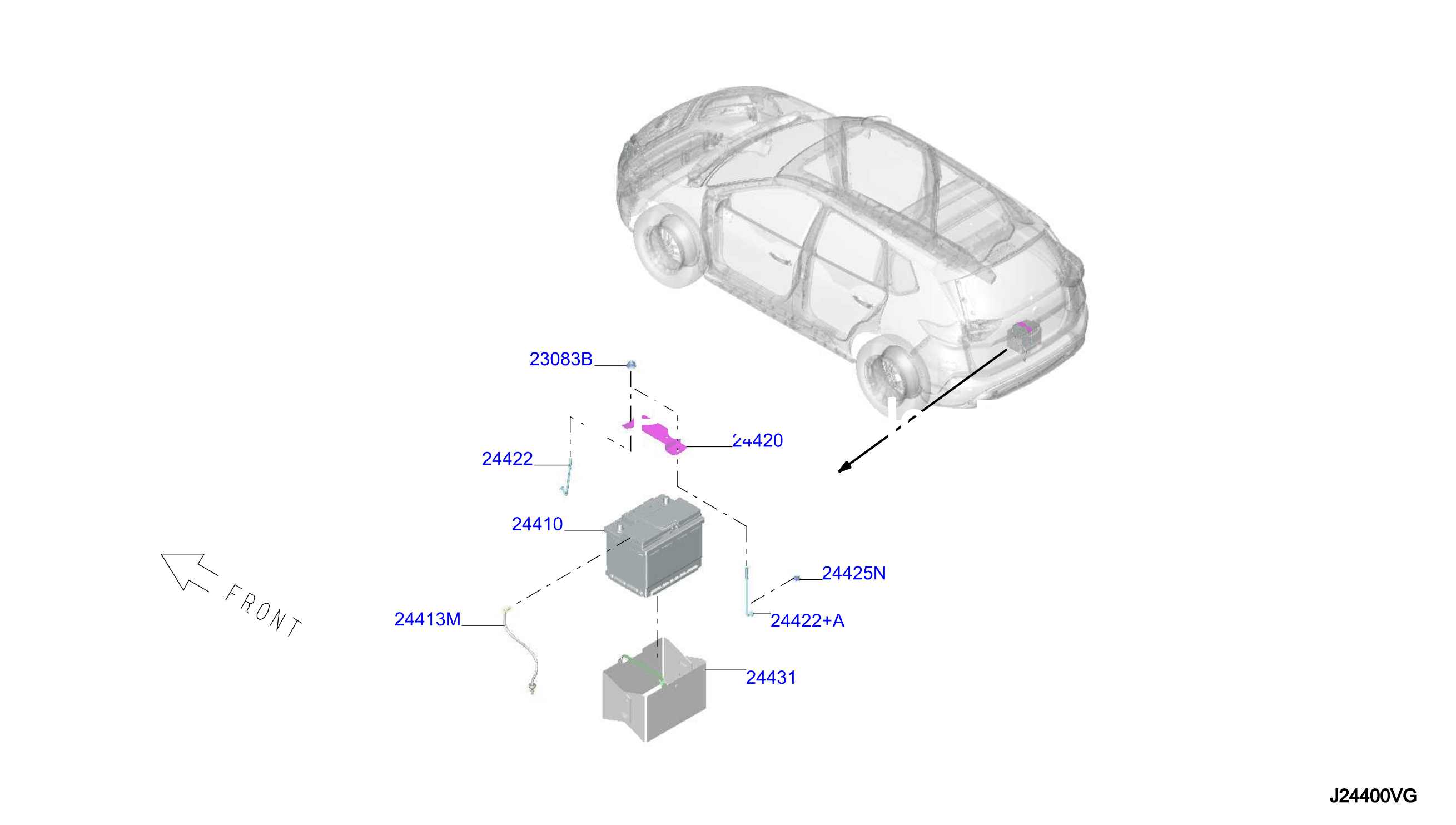 Battery Battery Mounting