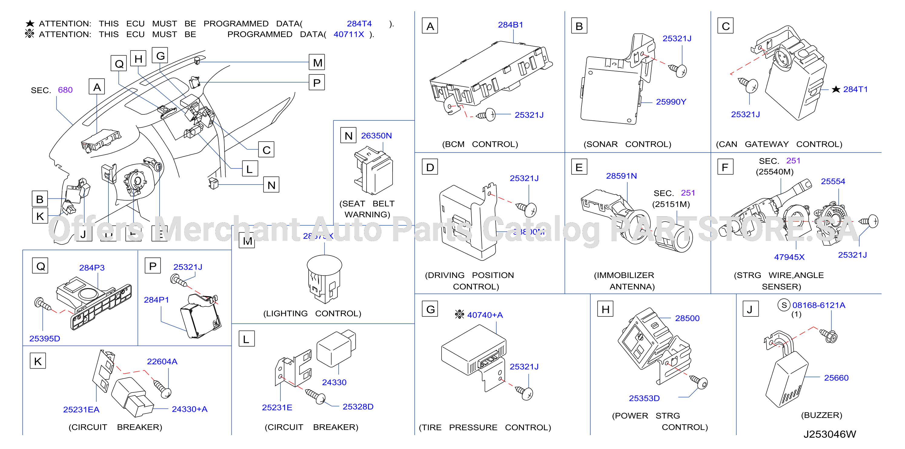 Electrical Unit Inst Dash