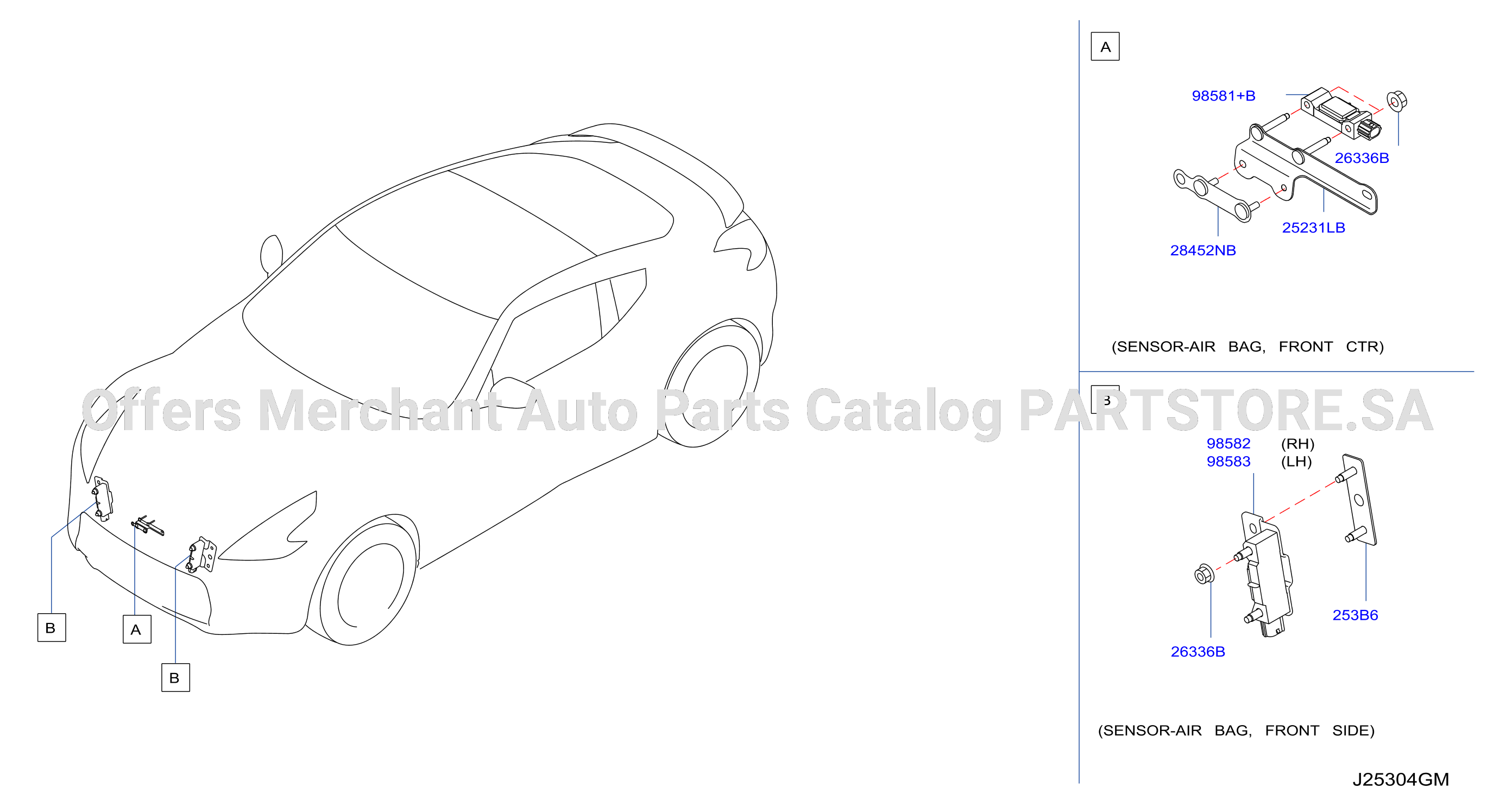Electrical Unit Air Bag Sensor