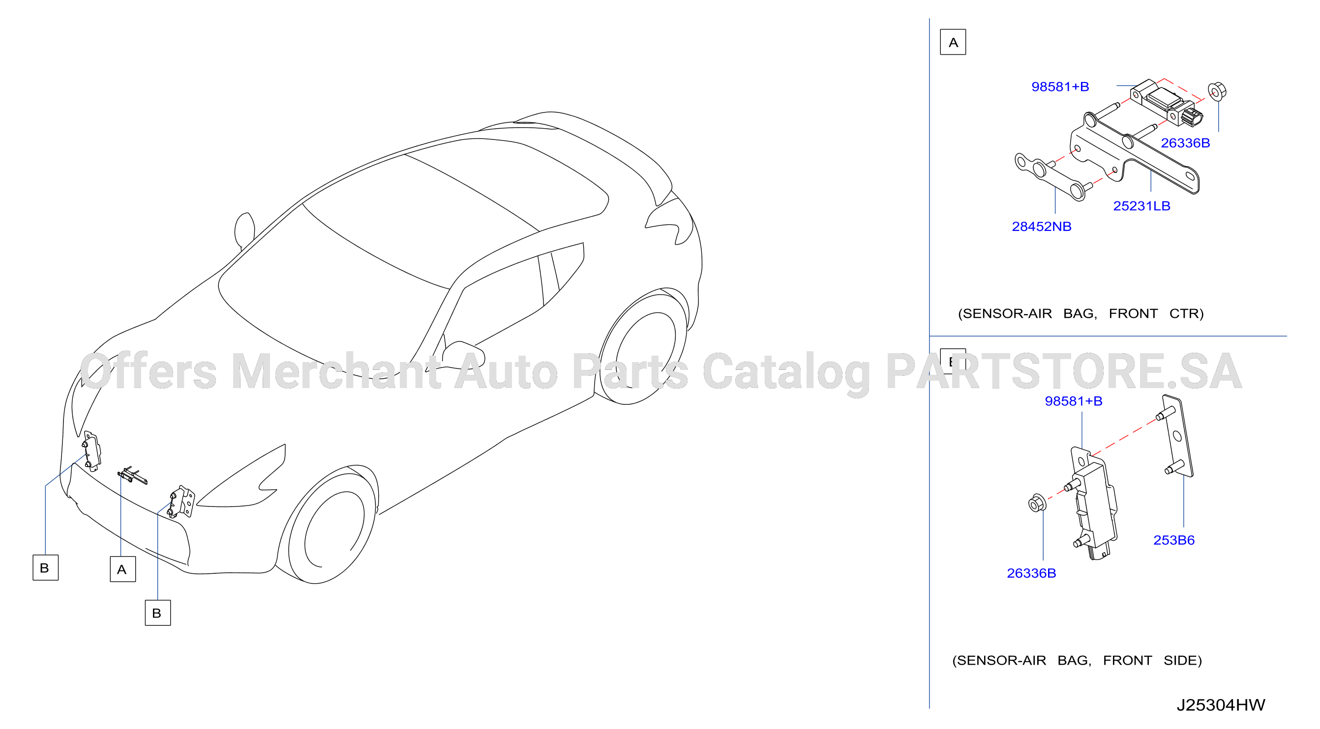 Electrical Unit Air Bag Sensor