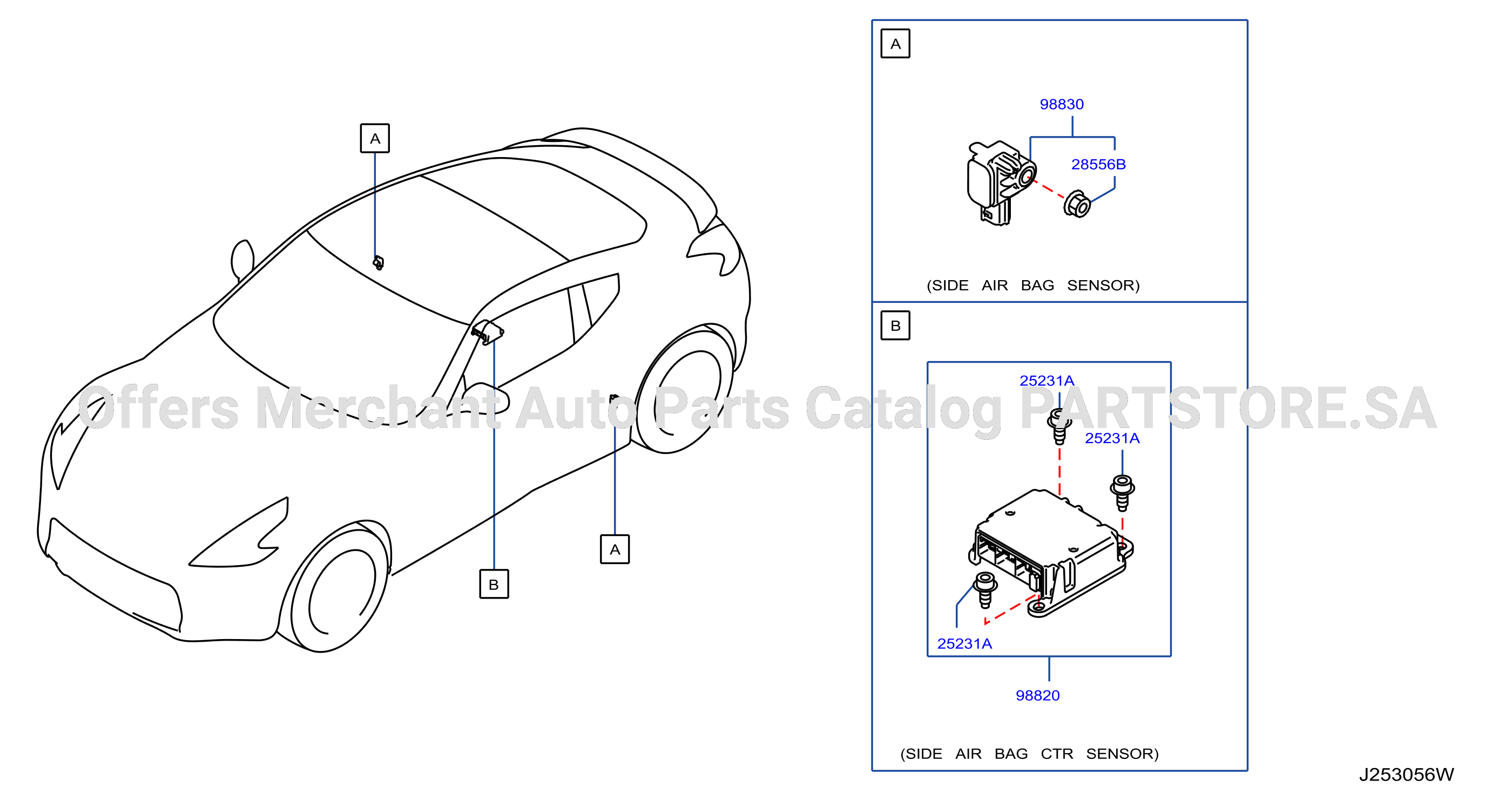 Electrical Unit Air Bag Sensor