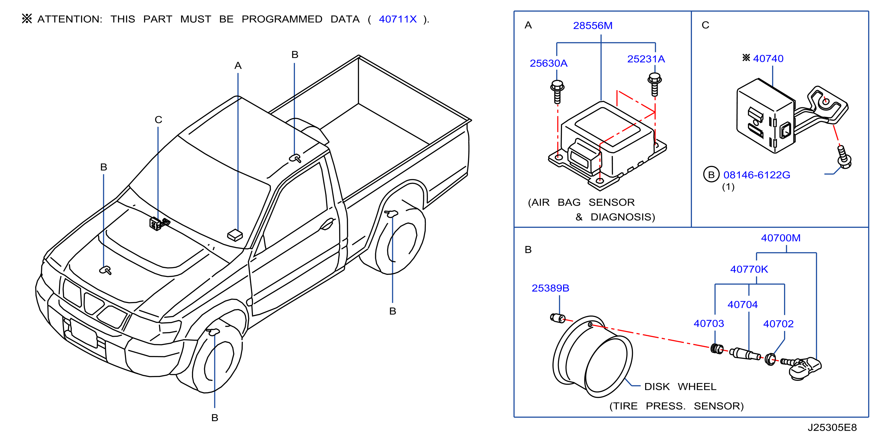 Electrical Unit Air Bag Sensor