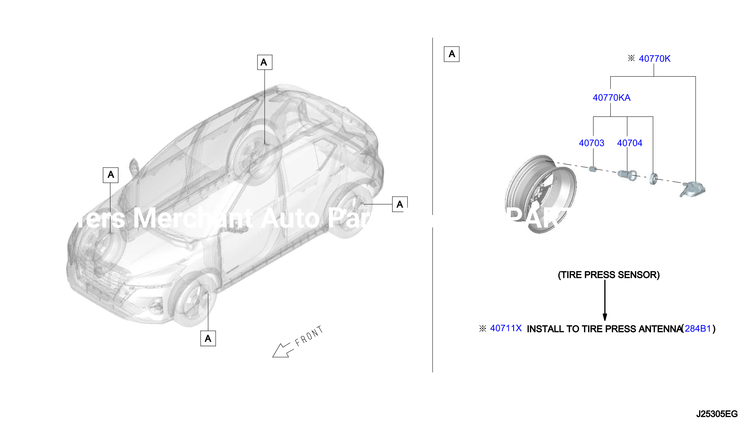 Electrical Unit Tire Press Sensor