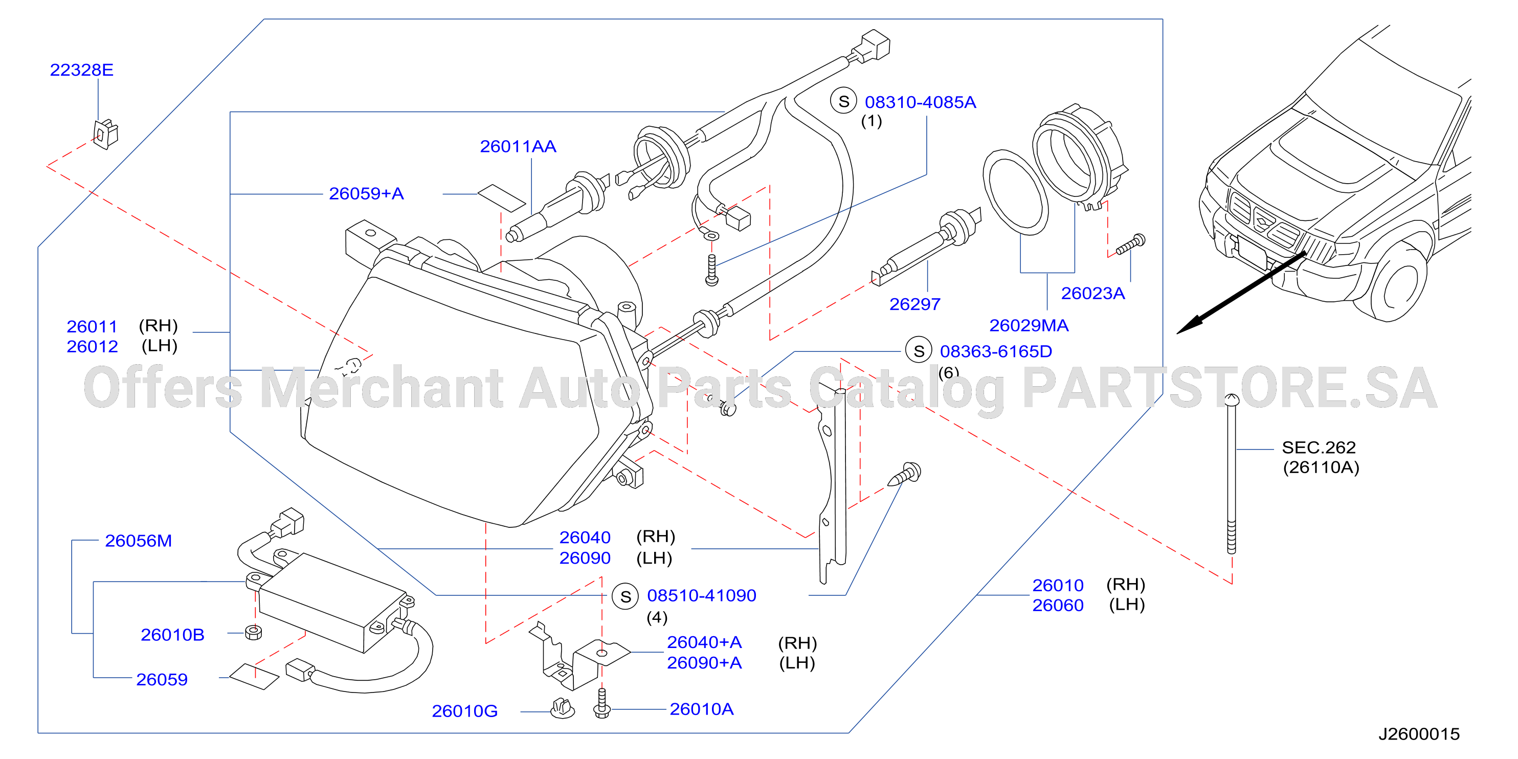 Headlamp Discharge Type