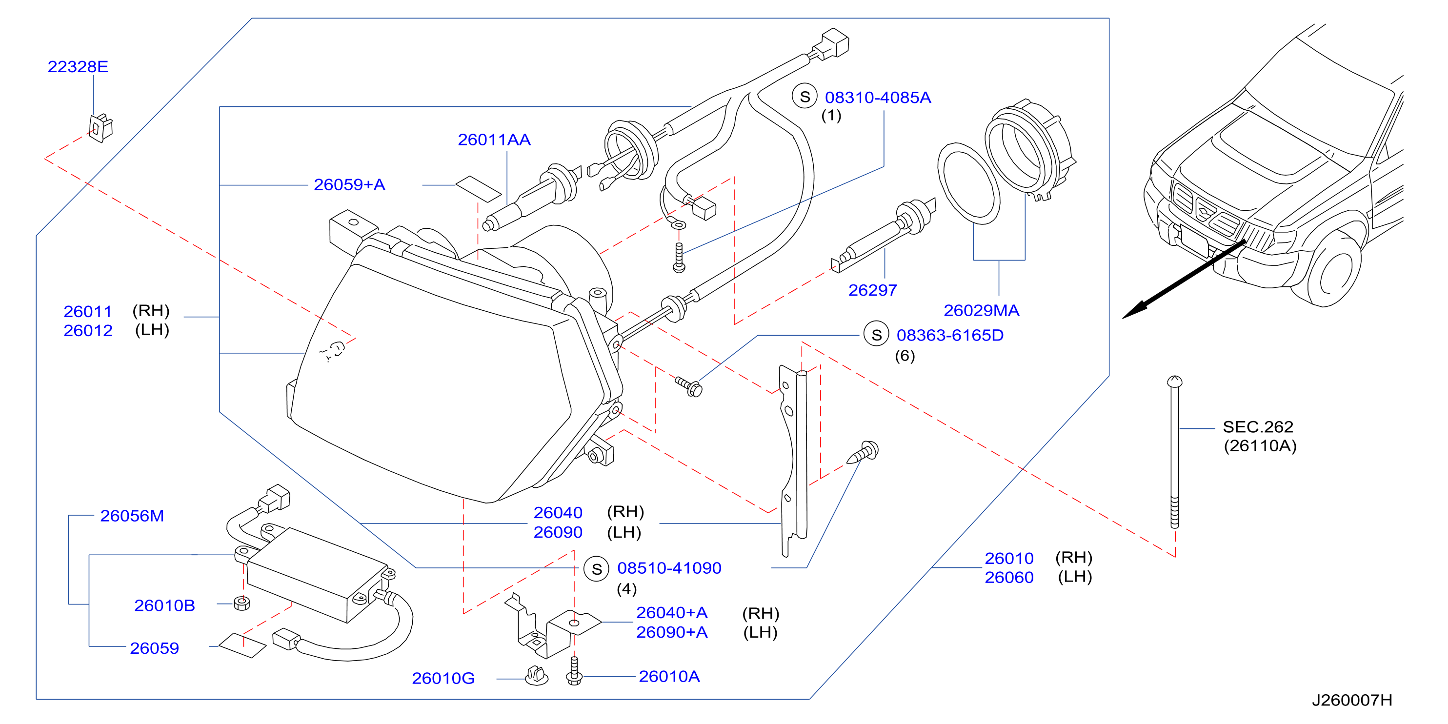Headlamp Discharge Type