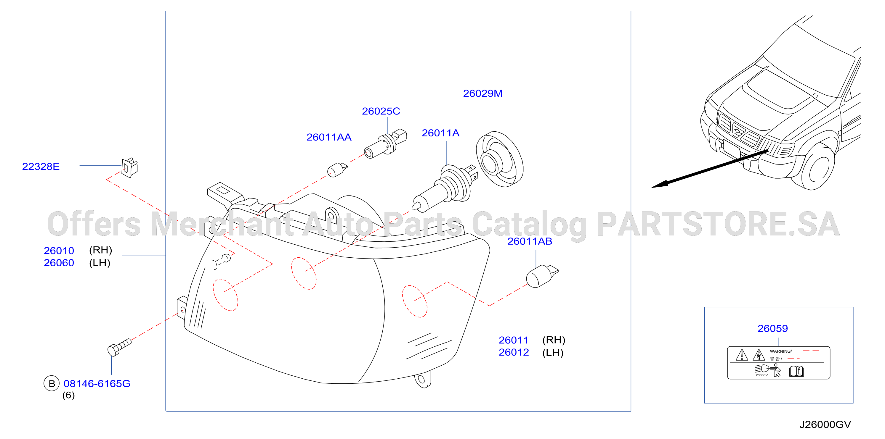 Headlamp Halogen