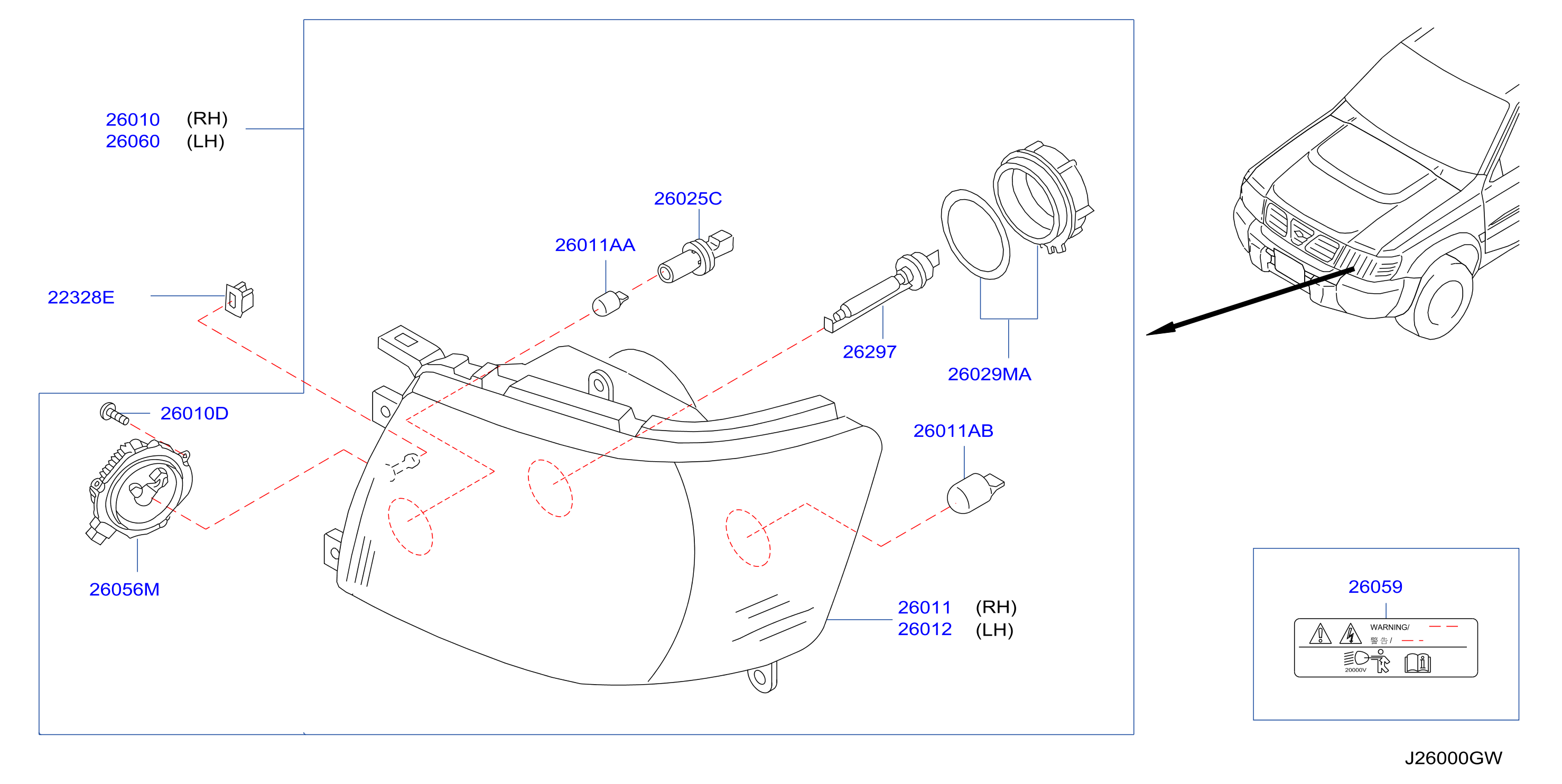 Headlamp Discharge