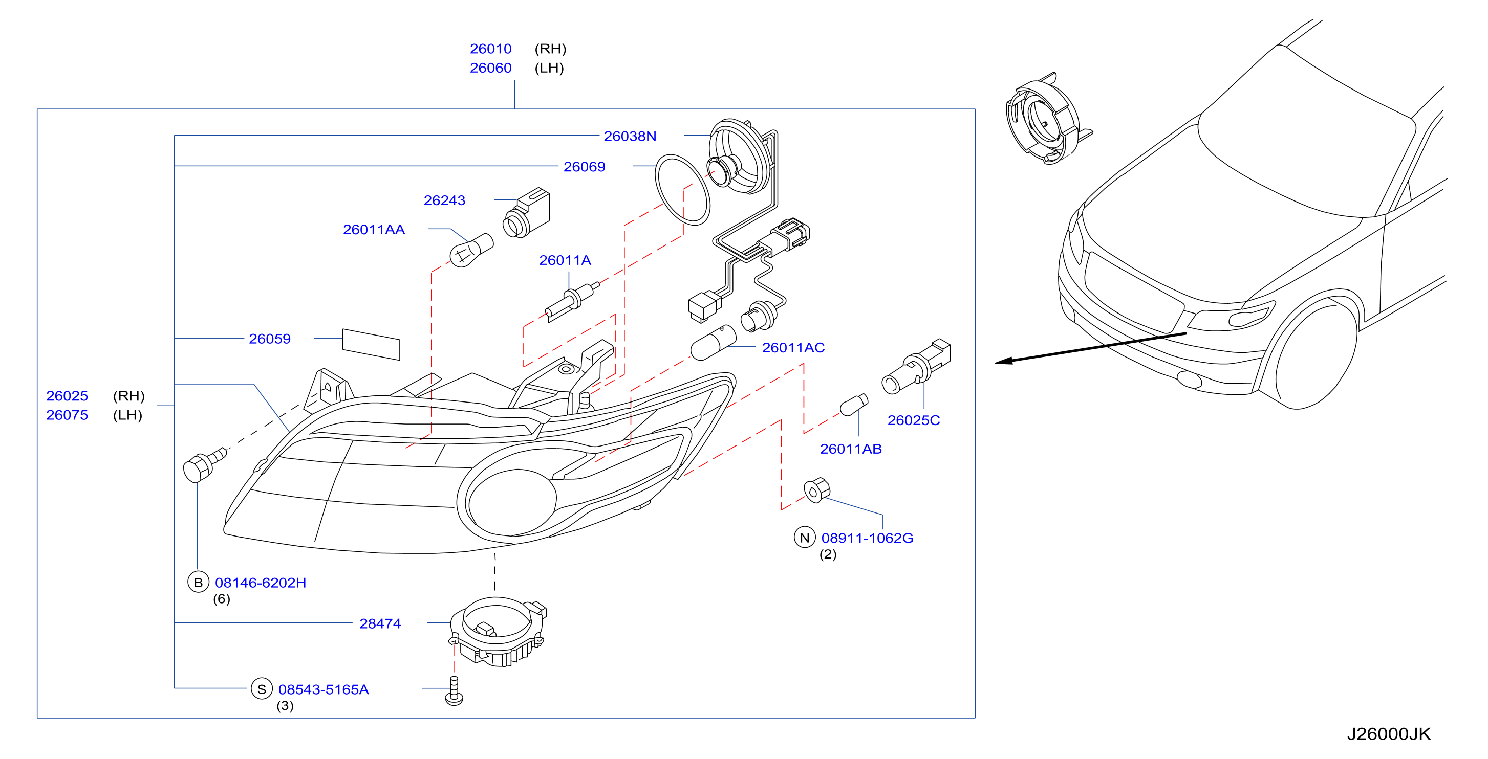Headlamp Xenon