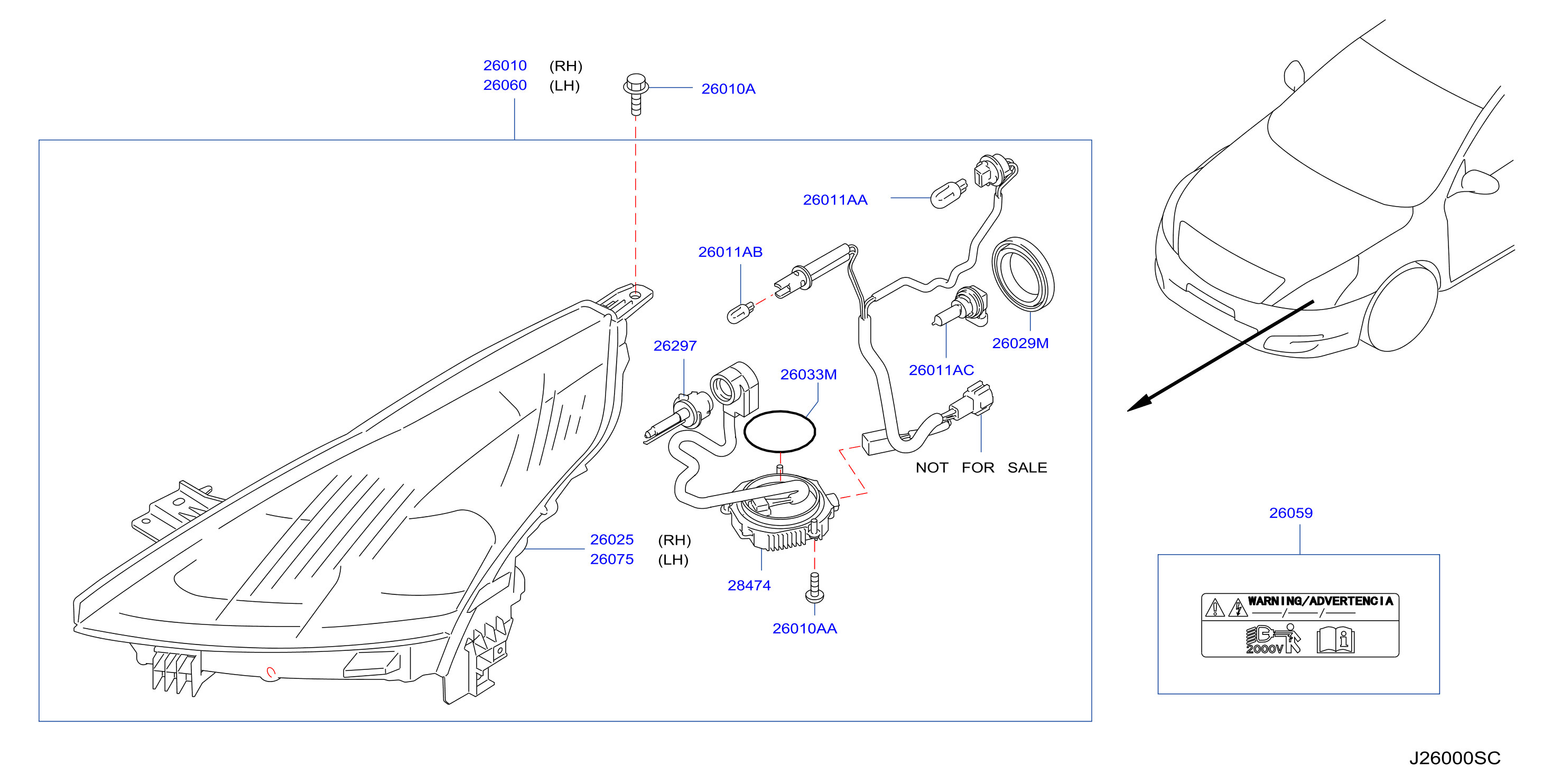 Headlamp Xenon