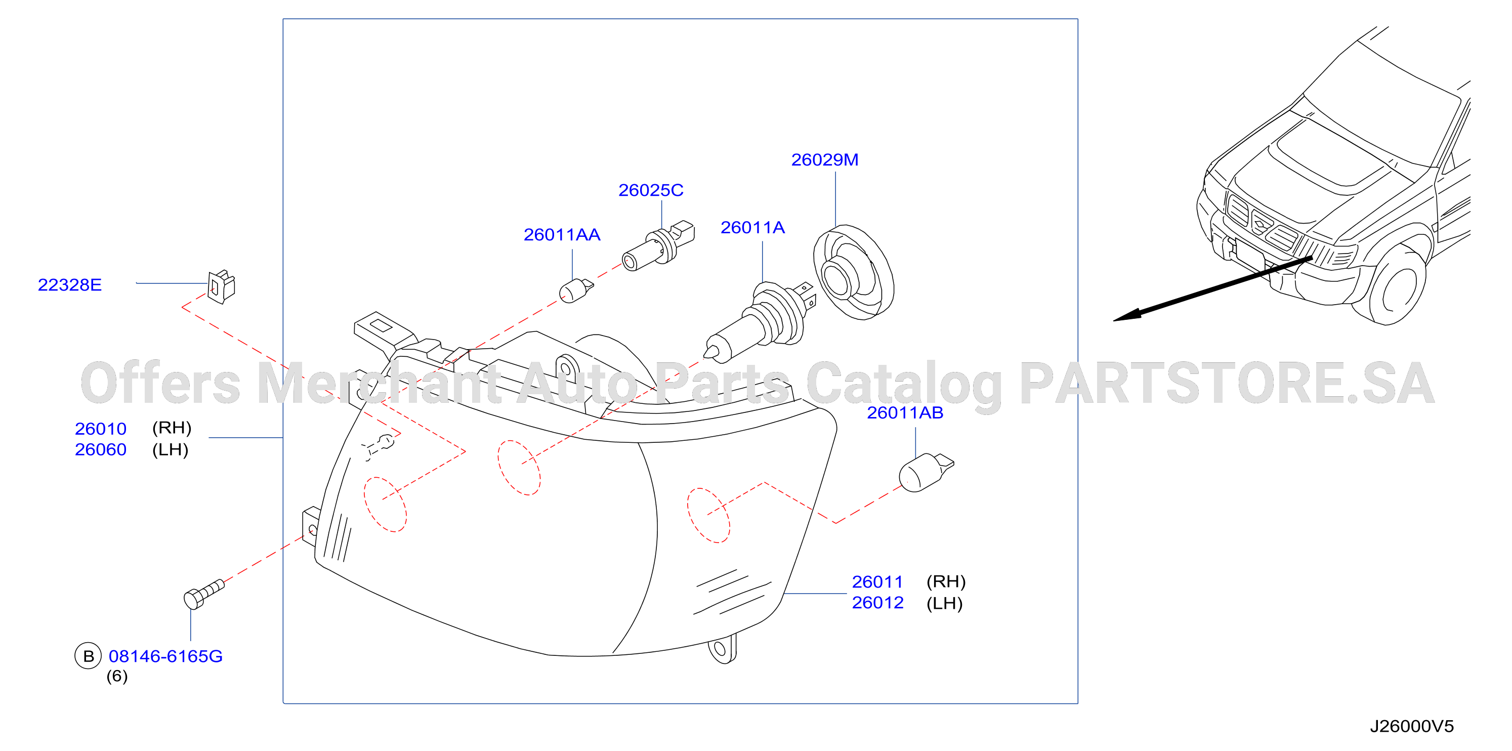 Headlamp Halogen