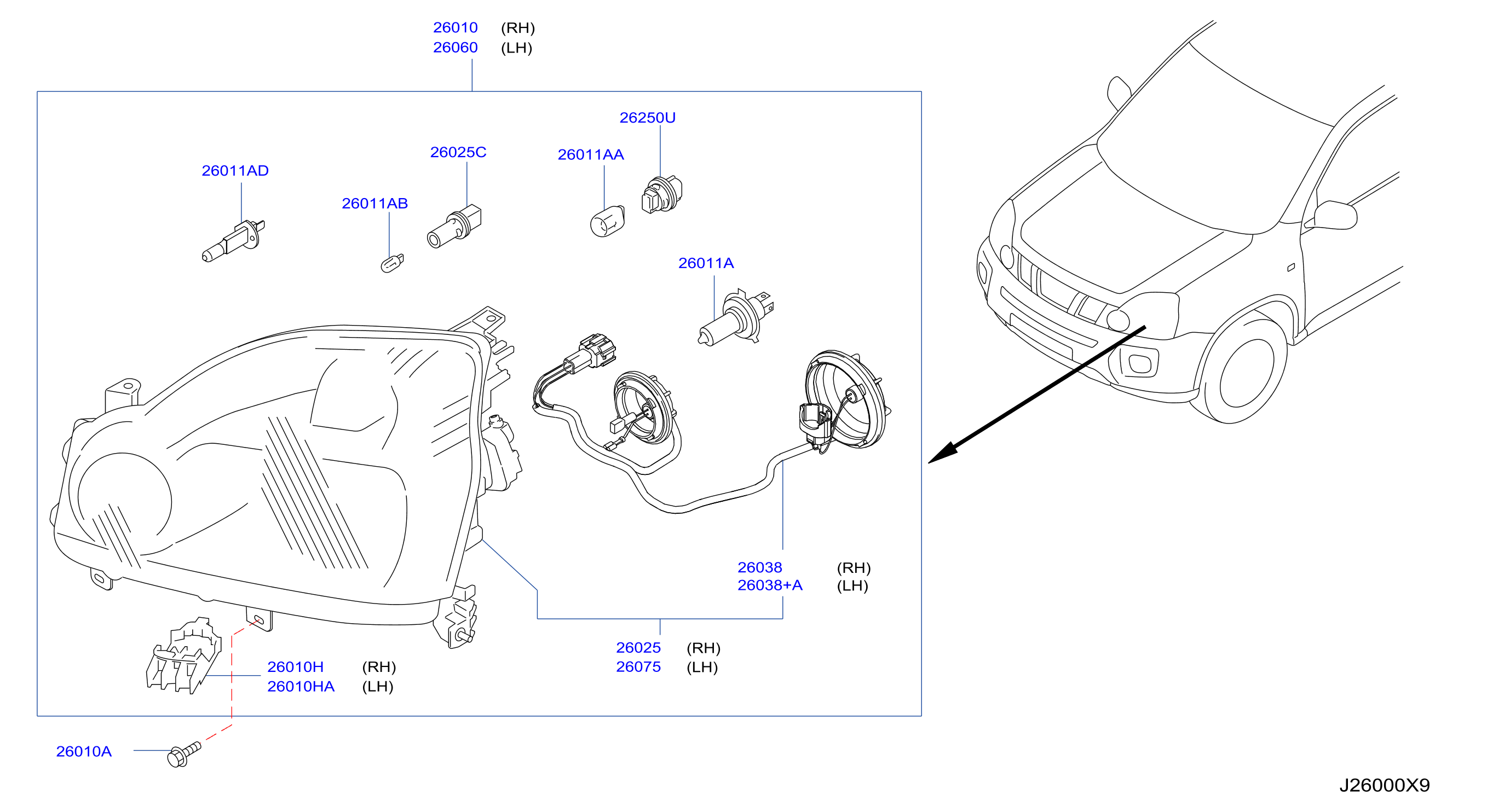 Headlamp Halogen