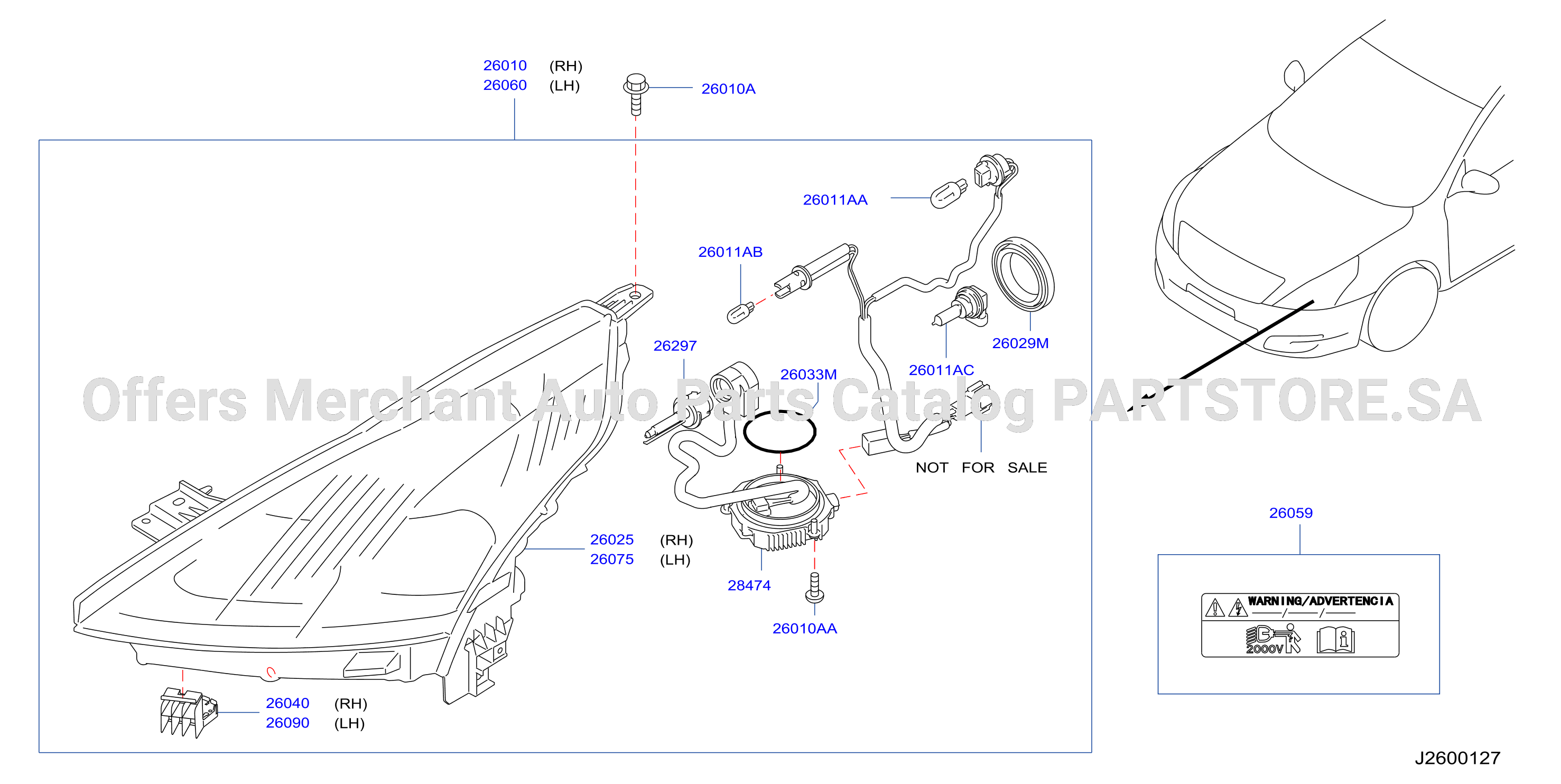 Headlamp Xenon