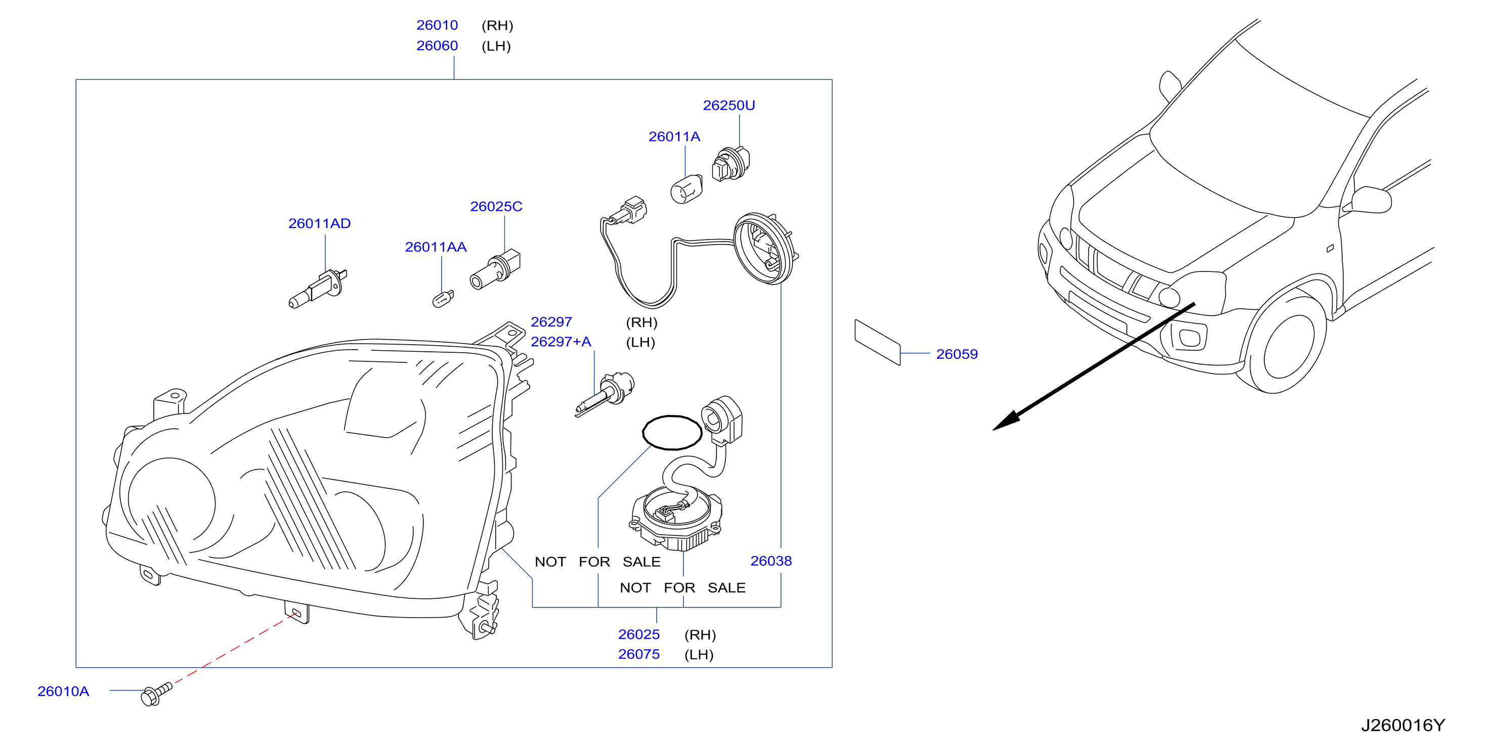 Headlamp Xenon