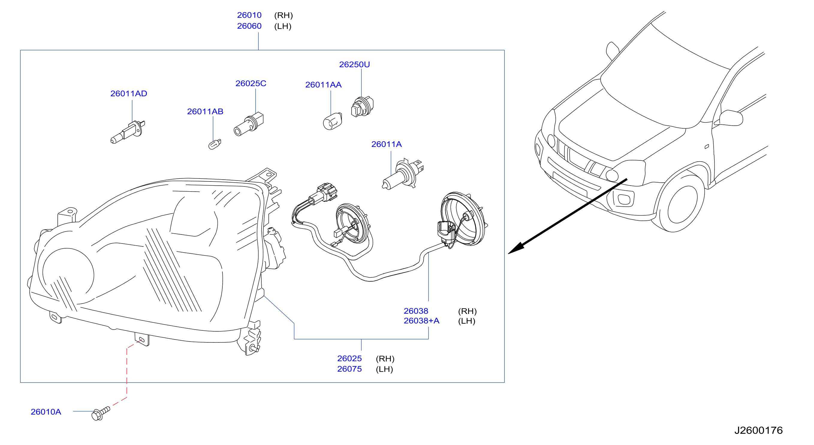 Headlamp Halogen