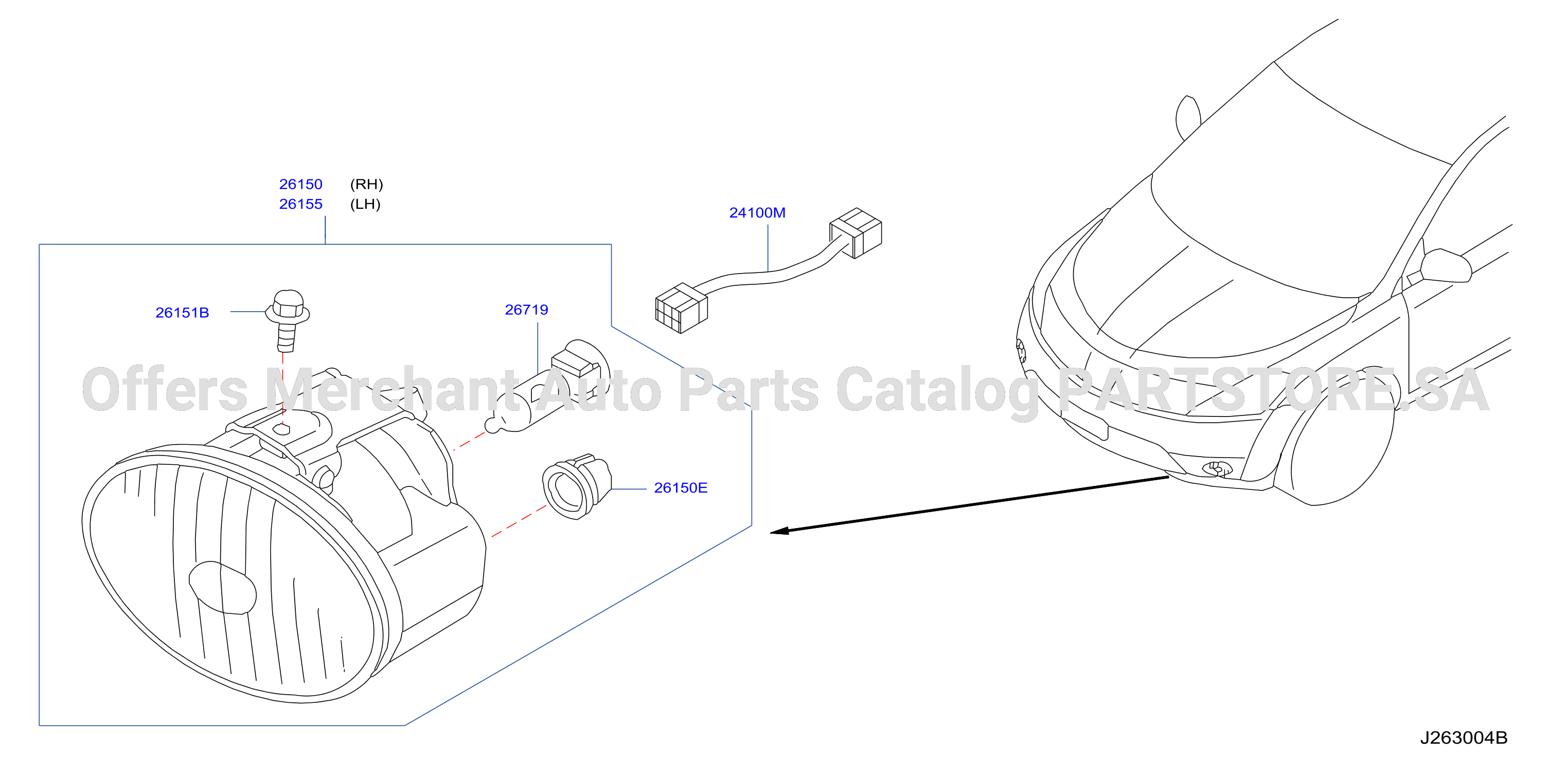 Fog Daytime Running Driving Lamp Fog Lamp
