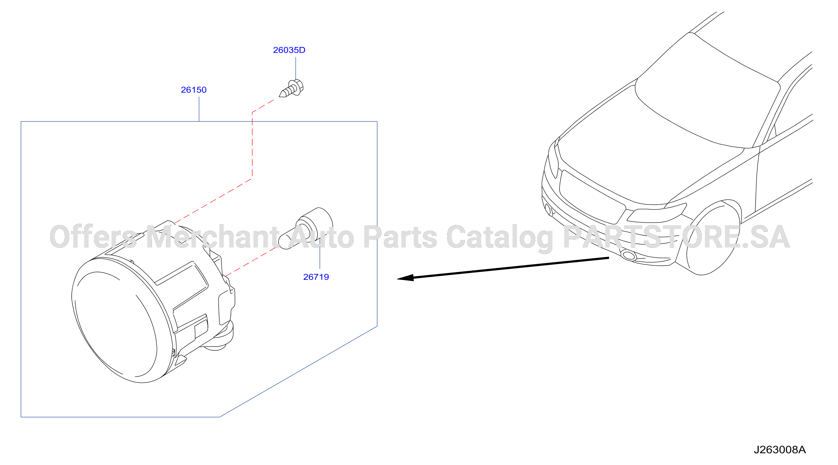 Fog Daytime Running Driving Lamp Fr Fog Lamp