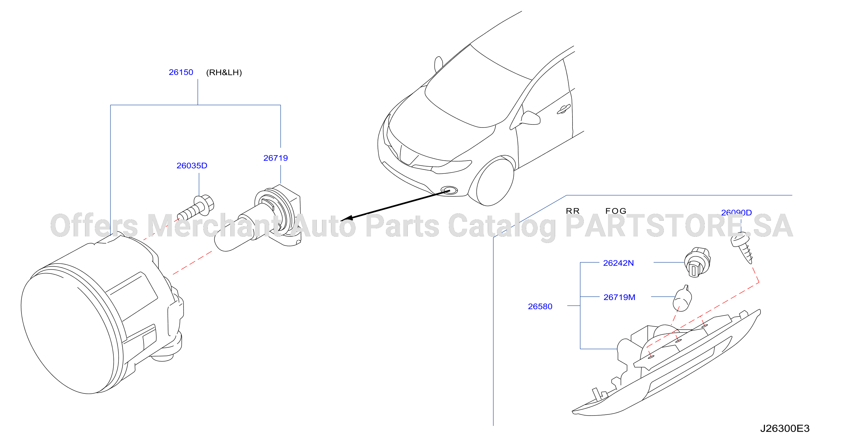 Fog Daytime Running Driving Lamp