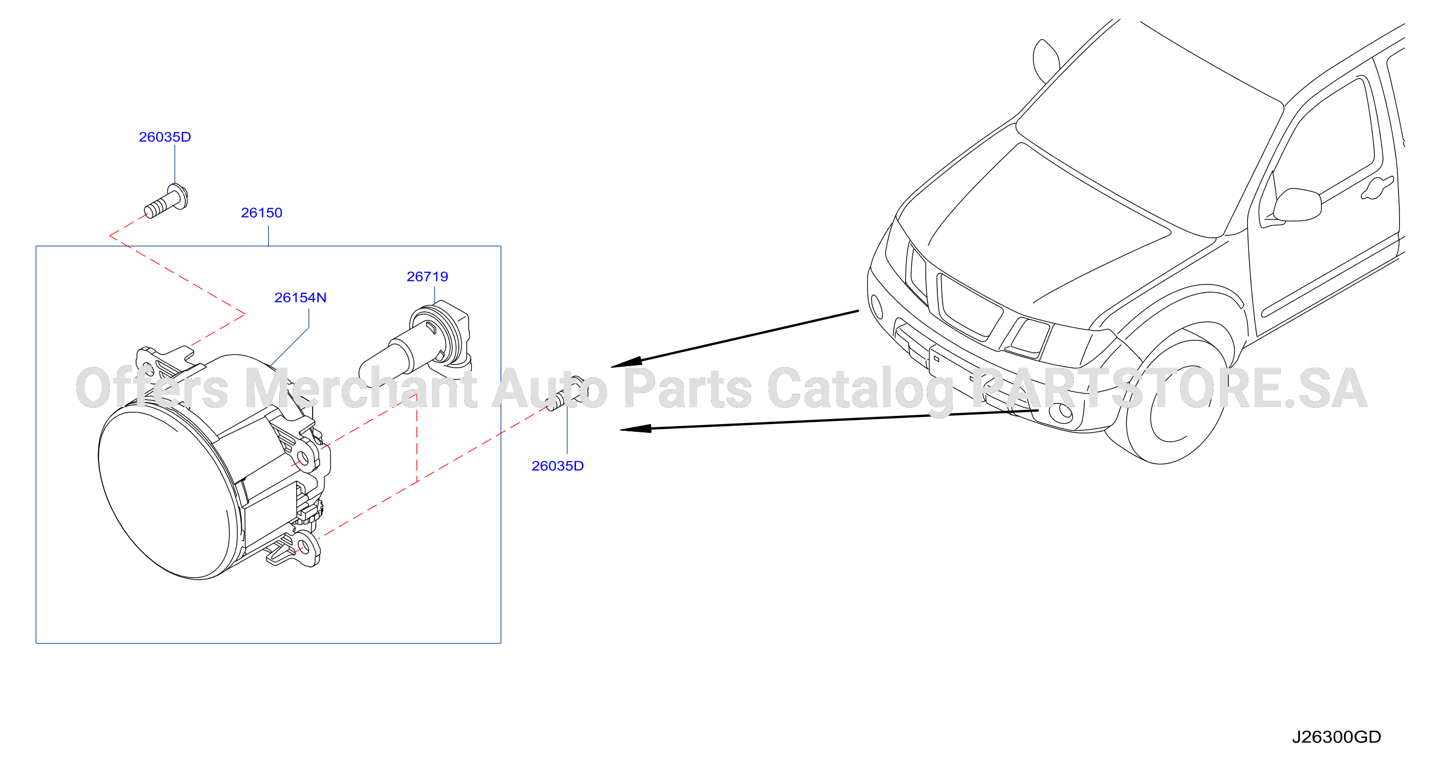 Fog Daytime Running Driving Lamp