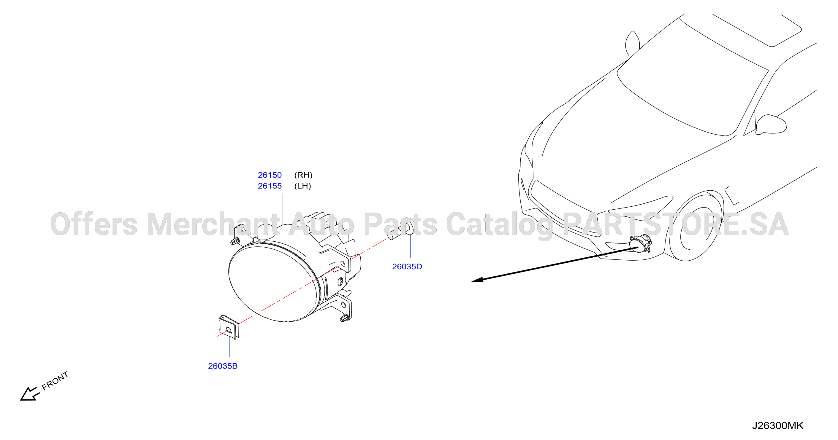 Fog Daytime Running Driving Lamp