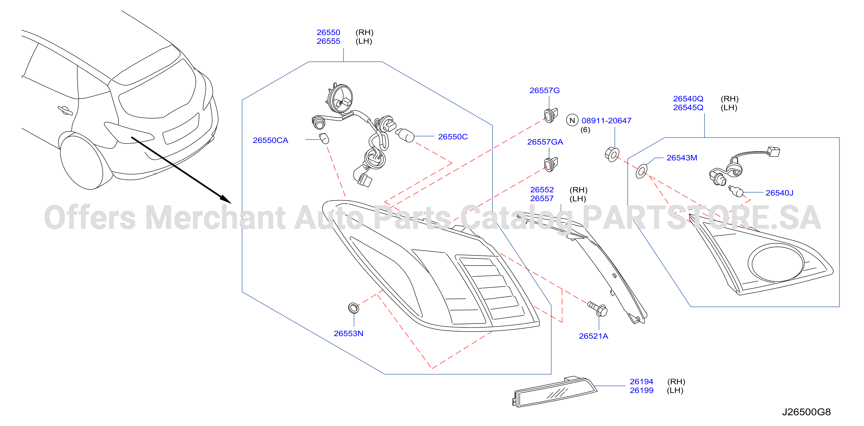 Rear Combination Lamp Kor
