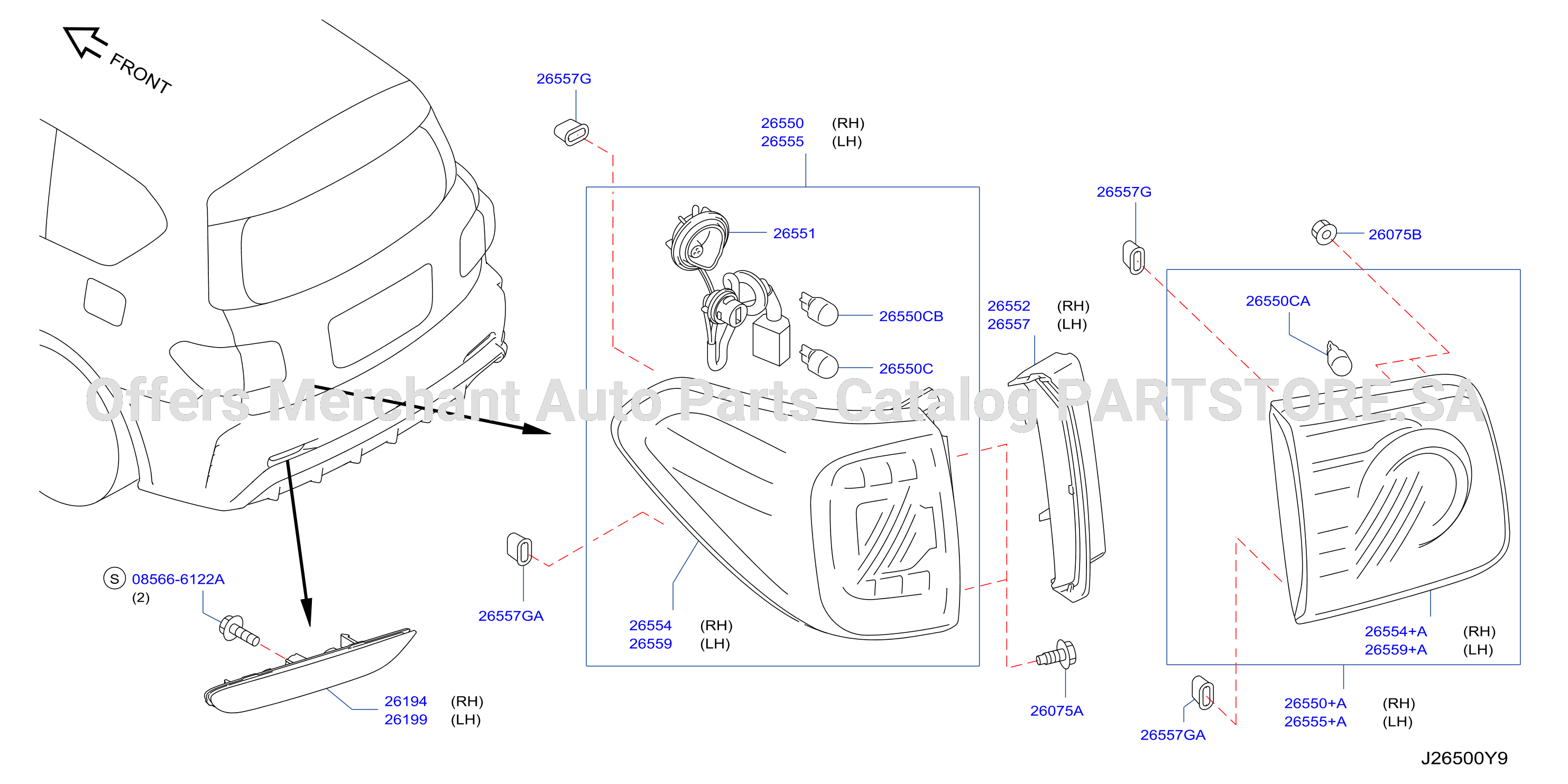 Rear Combination Lamp Nismo For Mexico