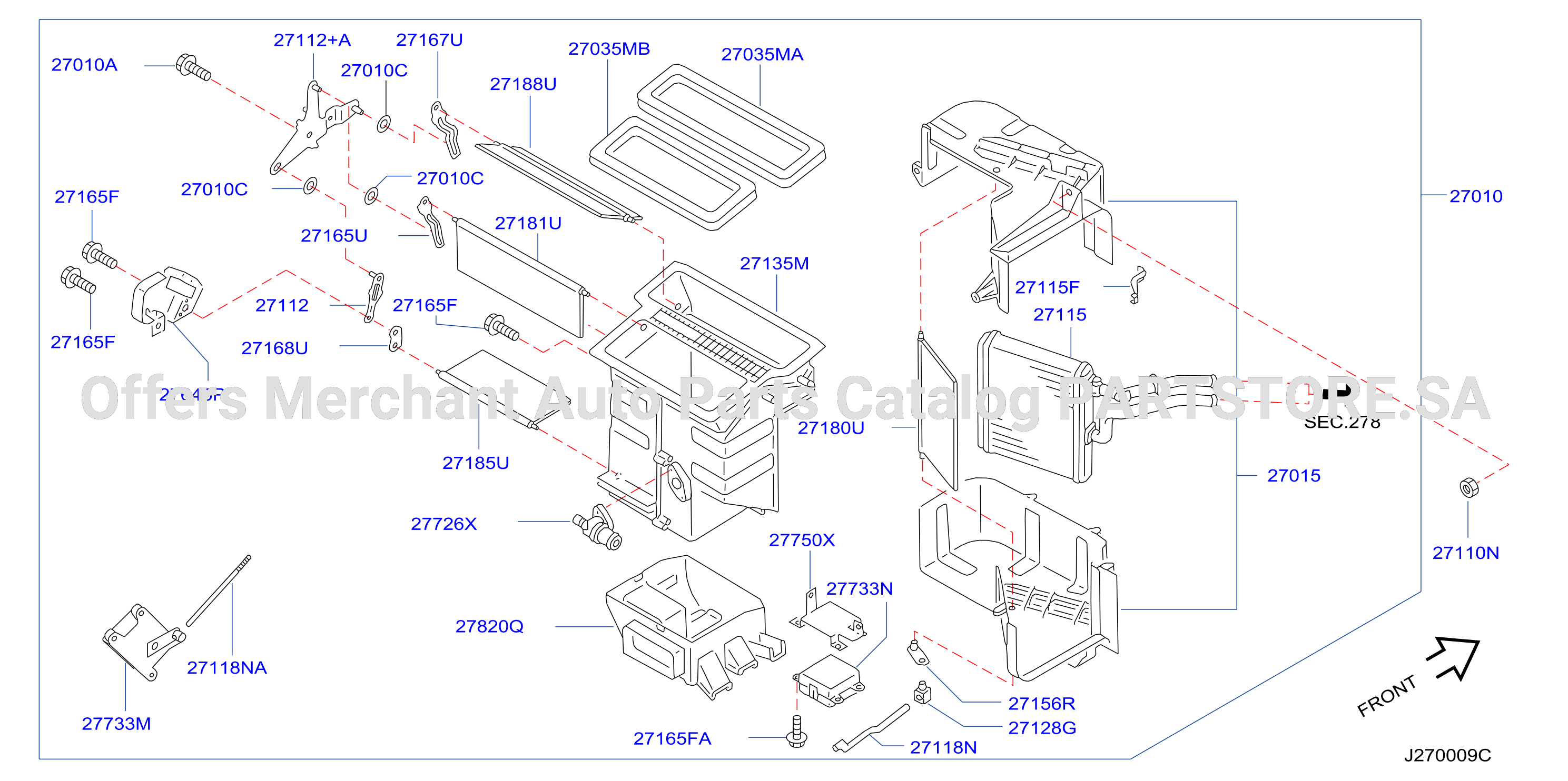 Heater Blower Unit Heater Fr