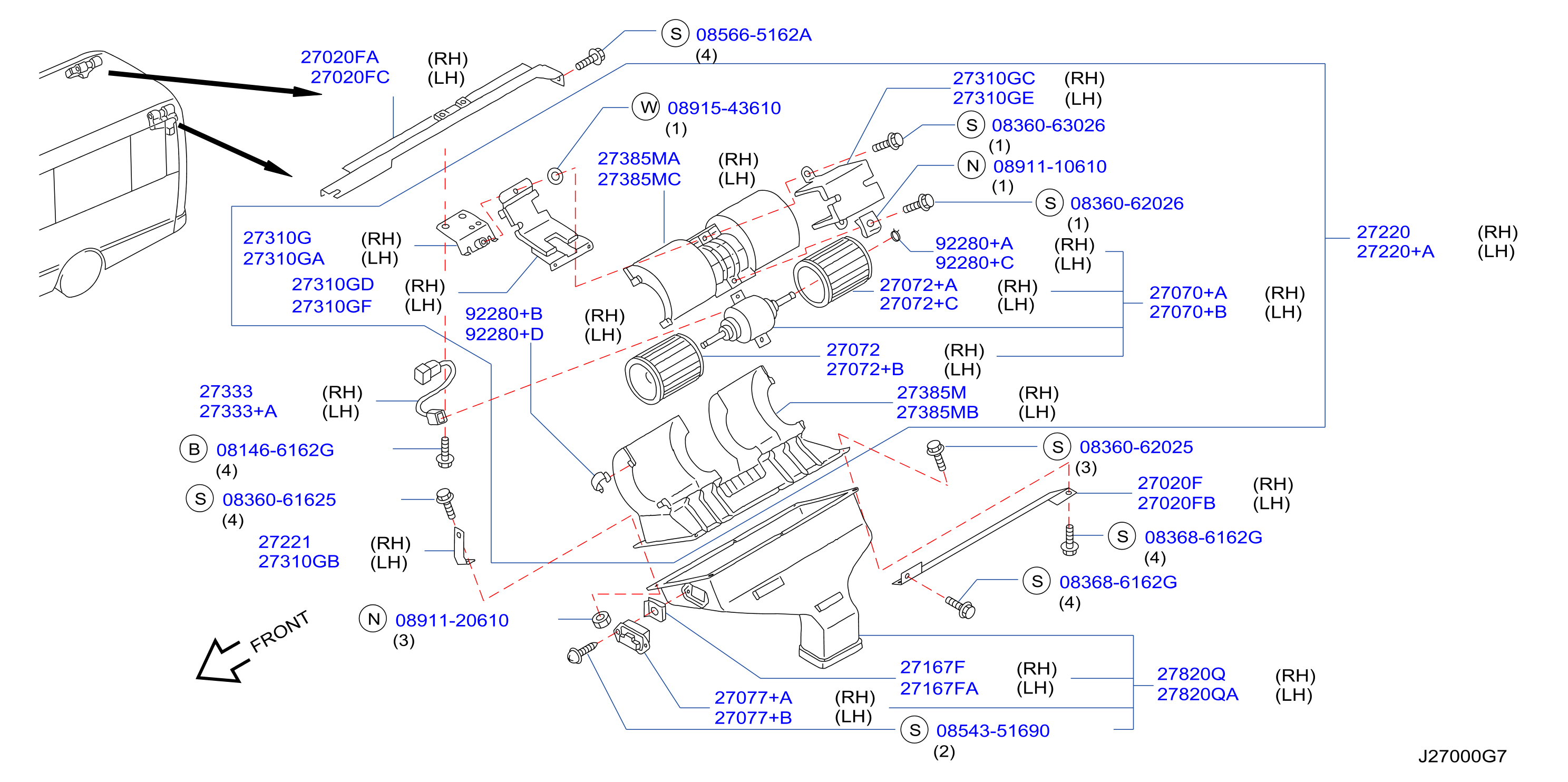 Heater Blower Unit Blower Unit