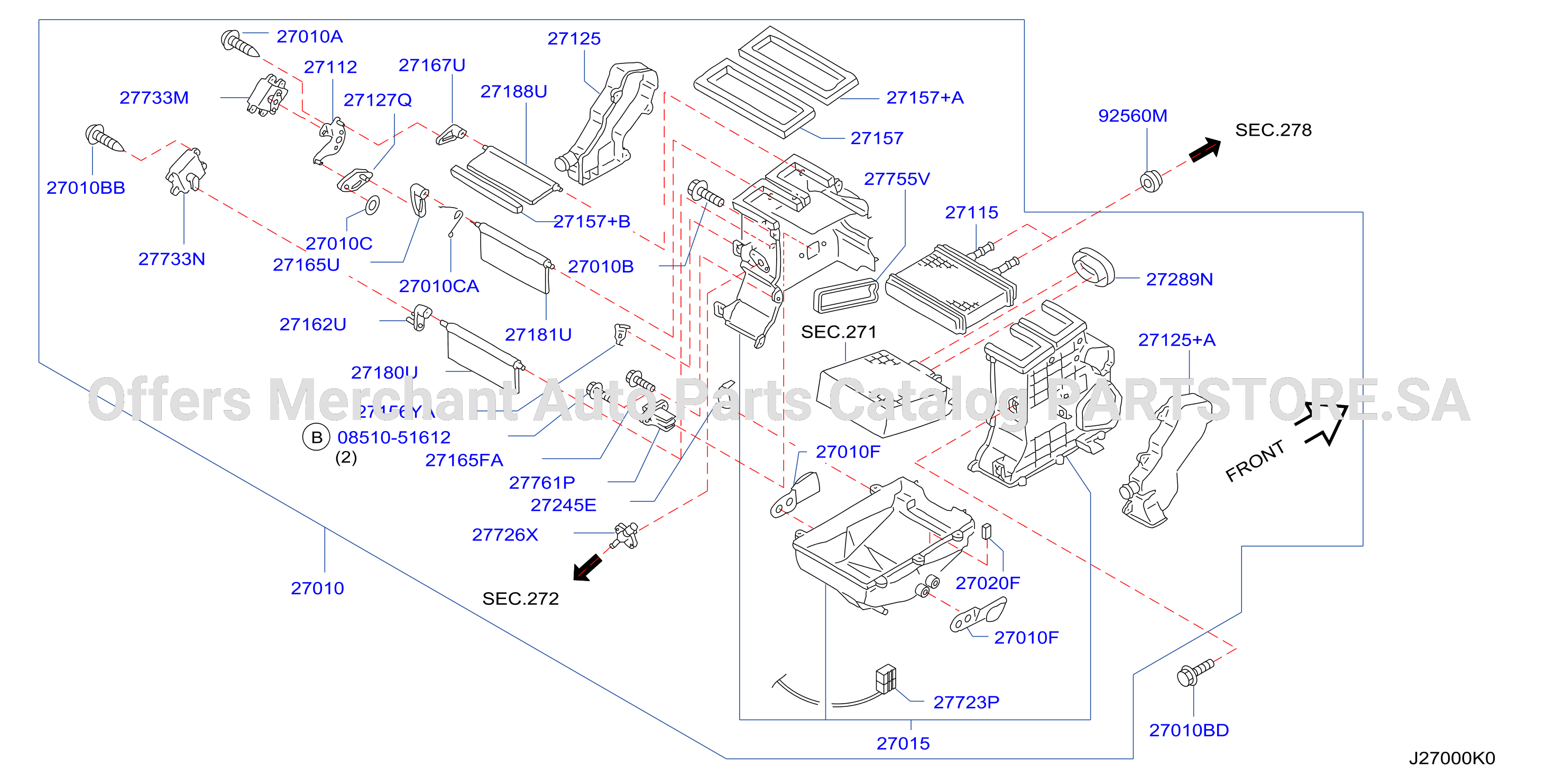 Heater Blower Unit Heater Fr