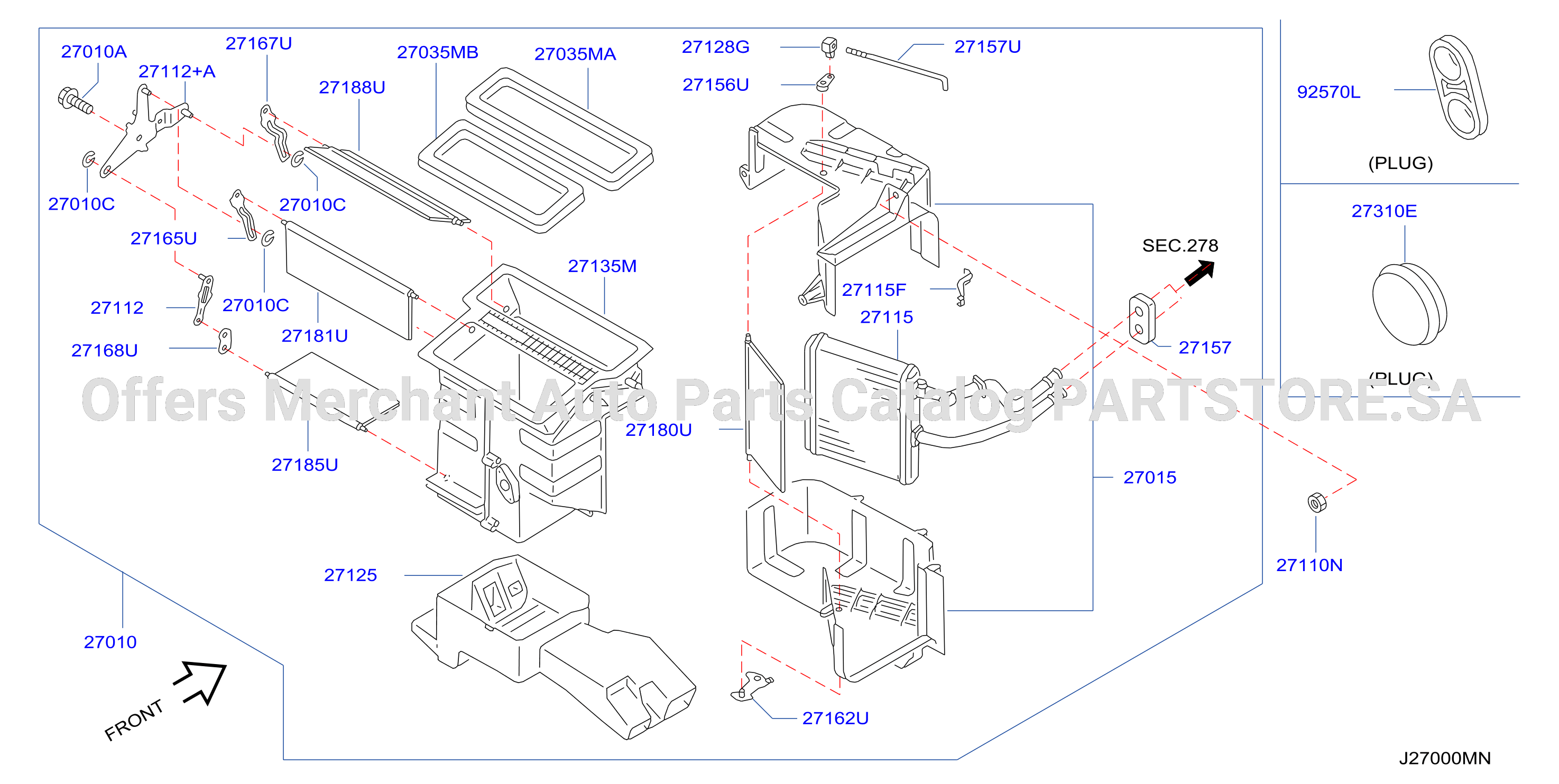 Heater Blower Unit Heater Fr