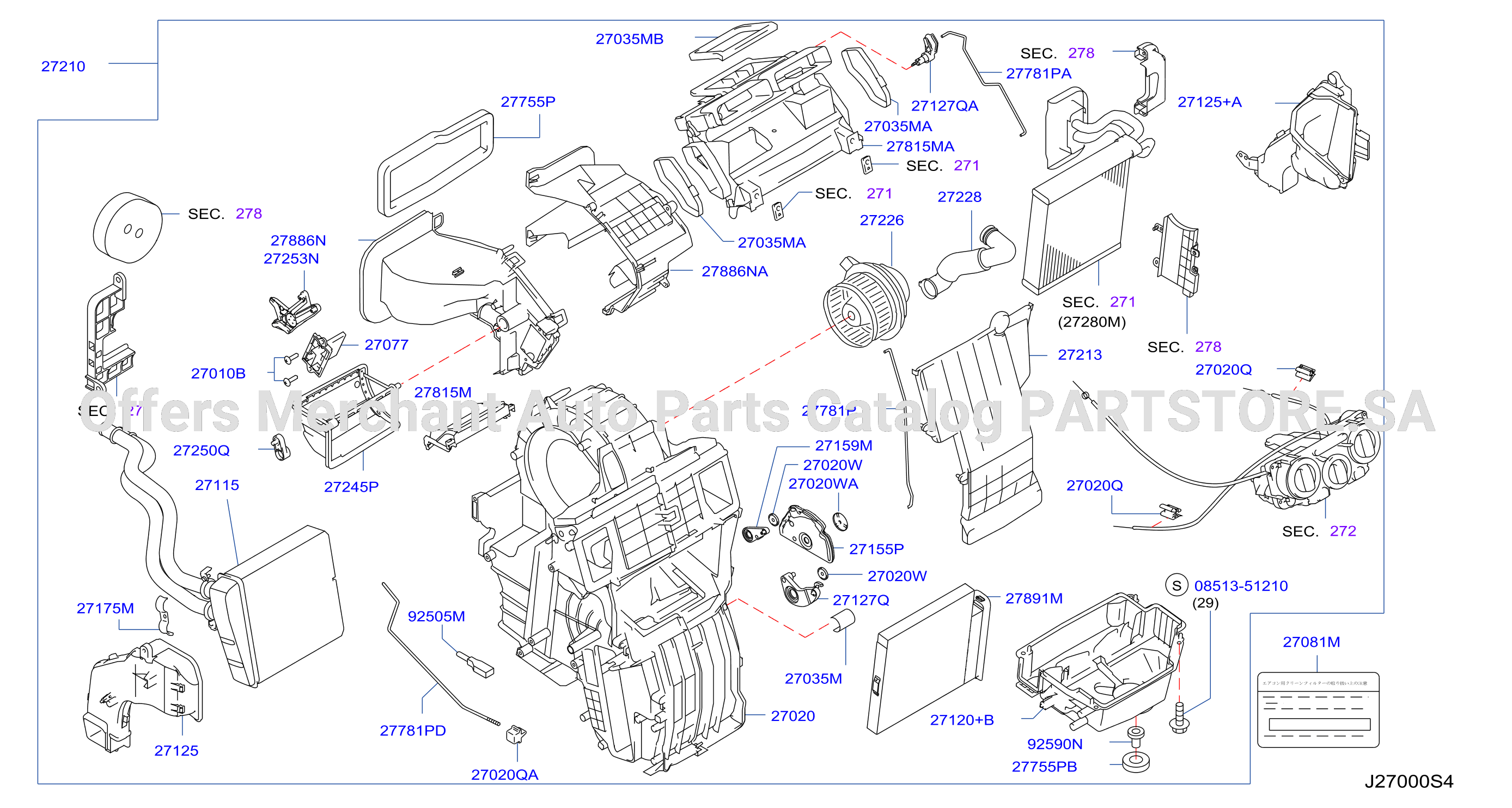 Heater Blower Unit No 1