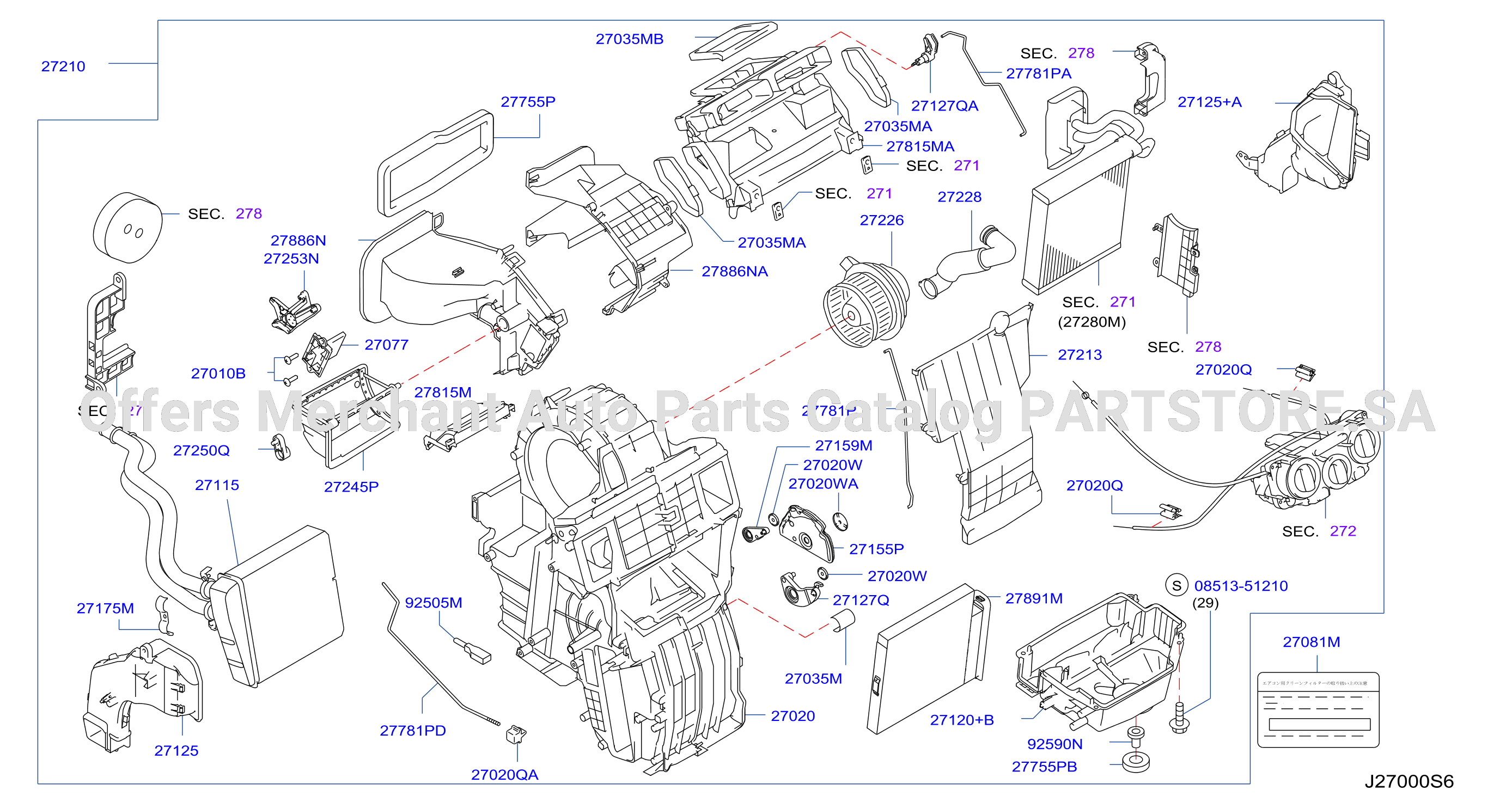 Heater Blower Unit No 1