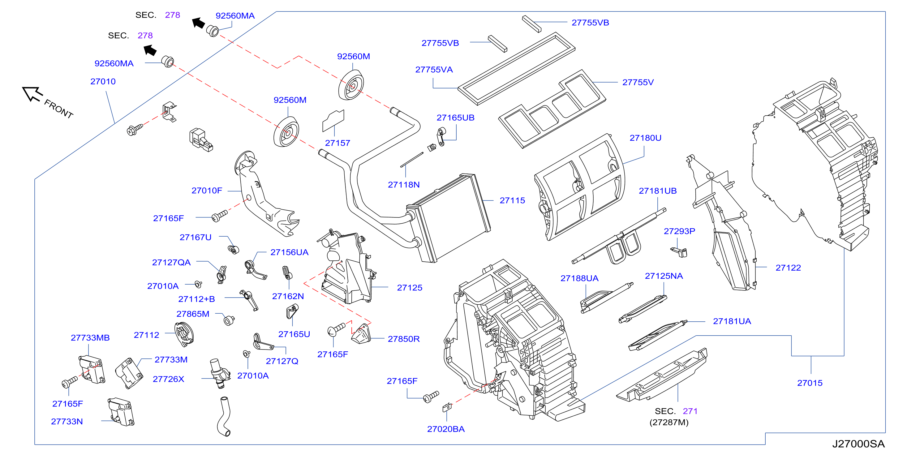 Heater Blower Unit Heater Fr