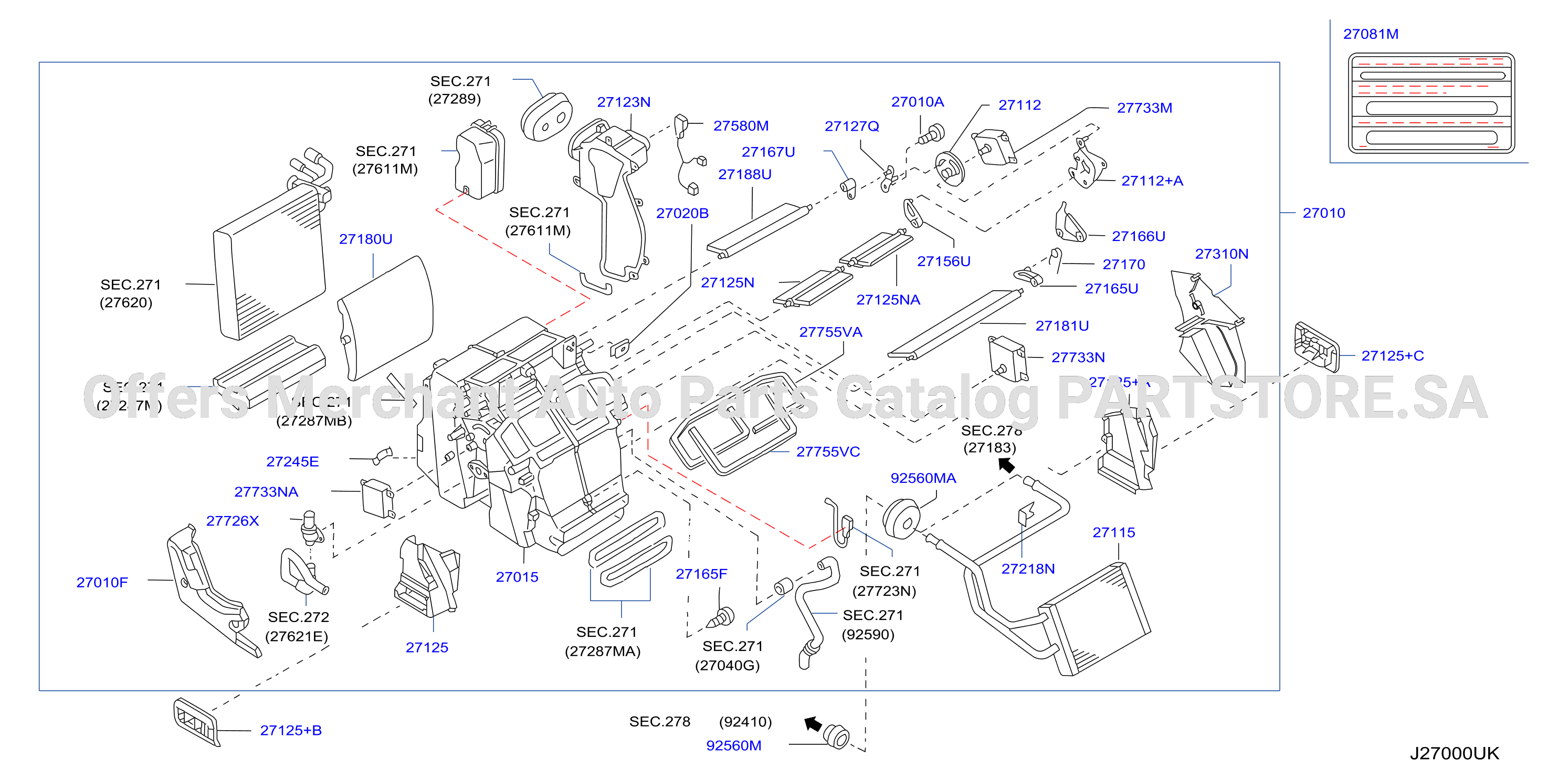 Heater Blower Unit Heater Fr