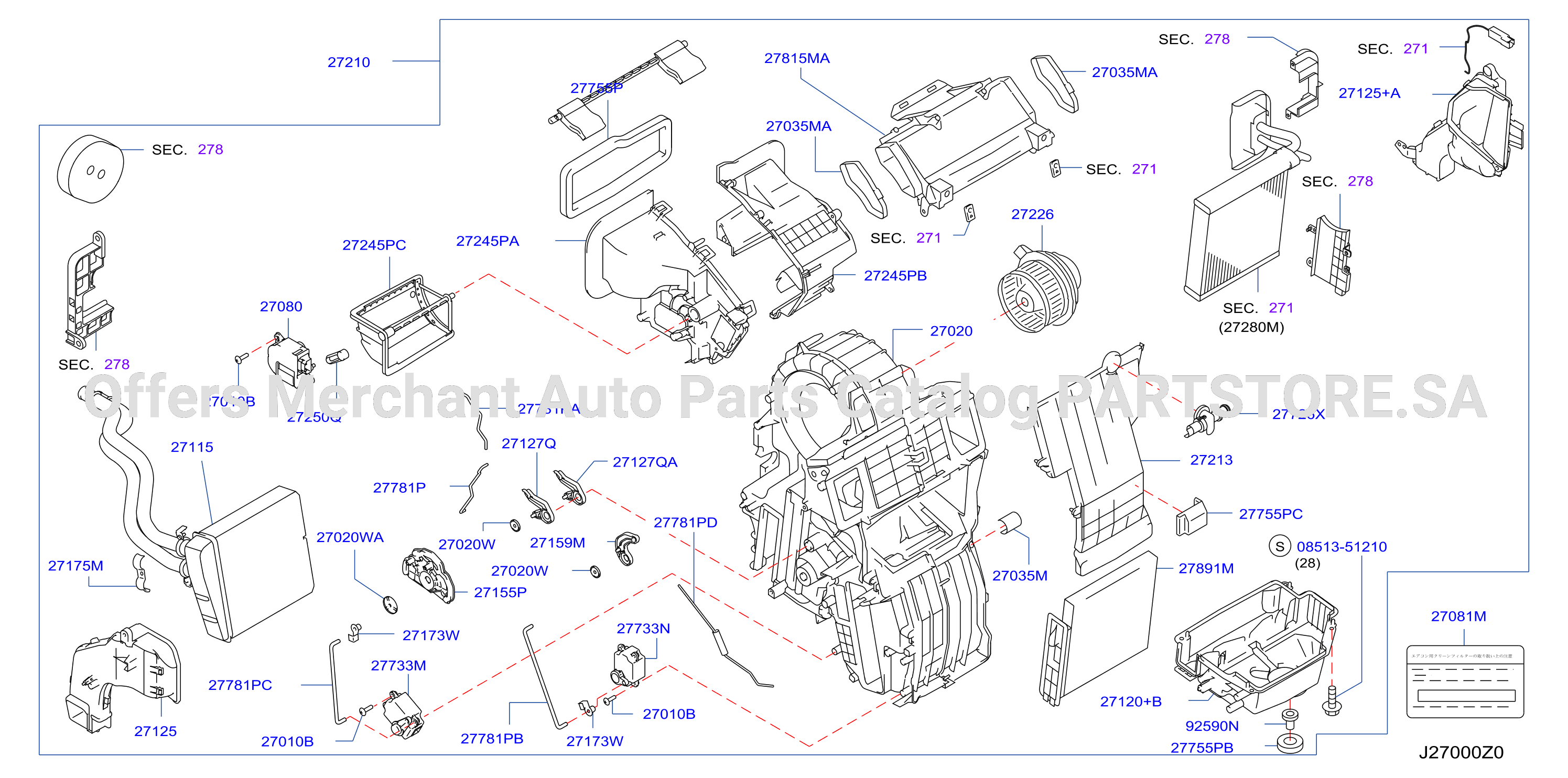 Heater Blower Unit Auto 1