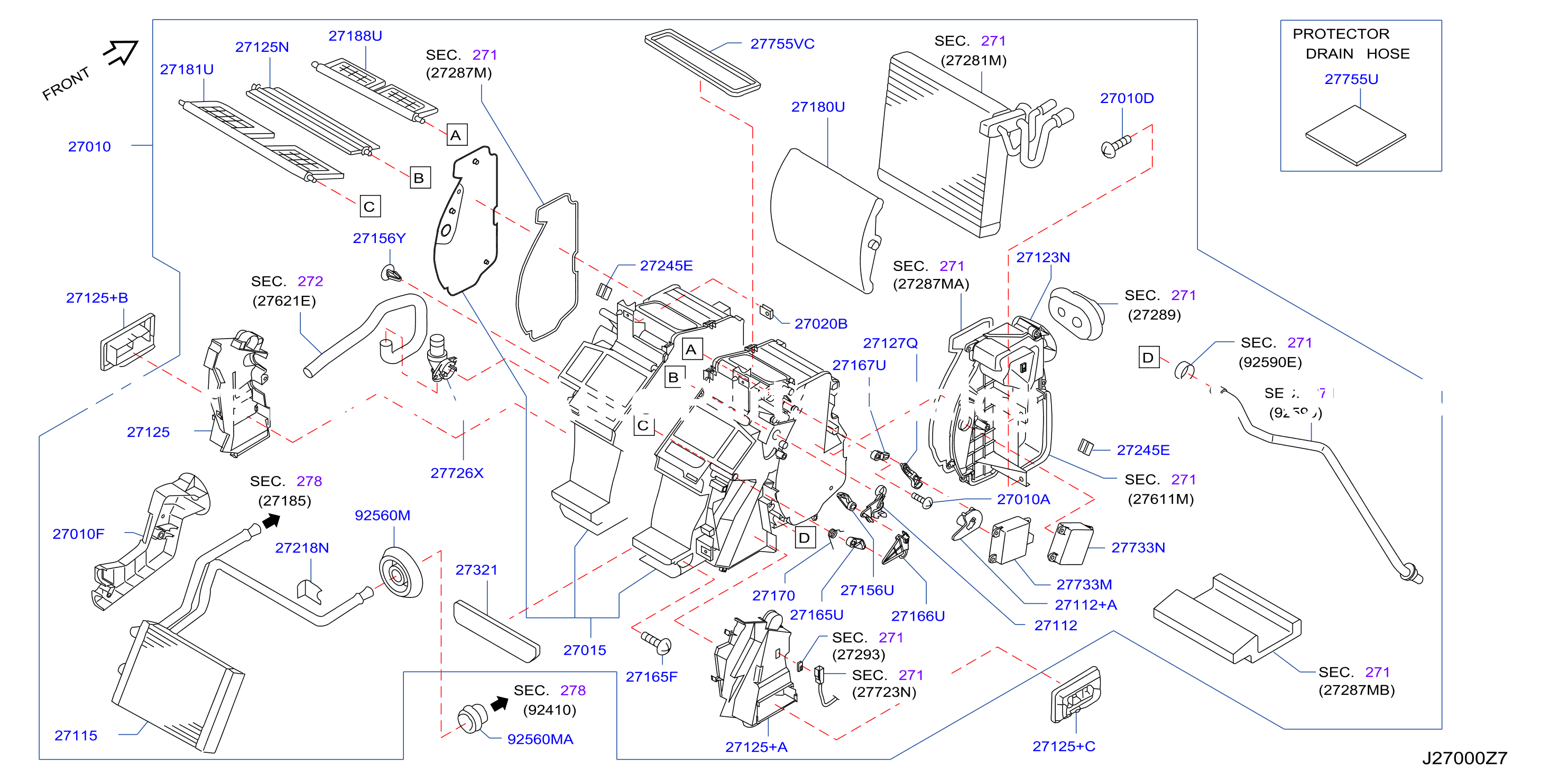 Heater Blower Unit Heater Fr
