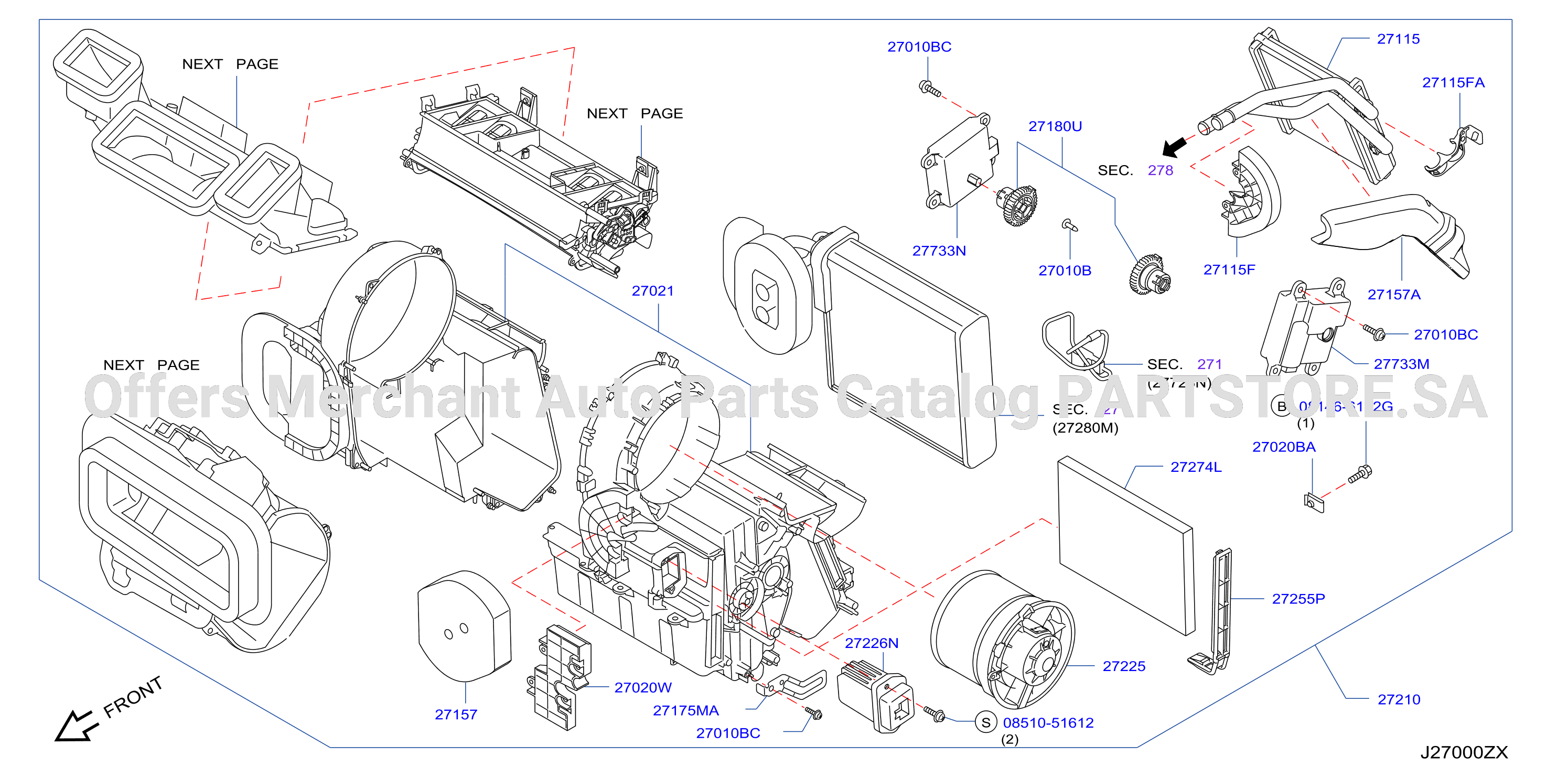 Heater Blower Unit Heater Fr
