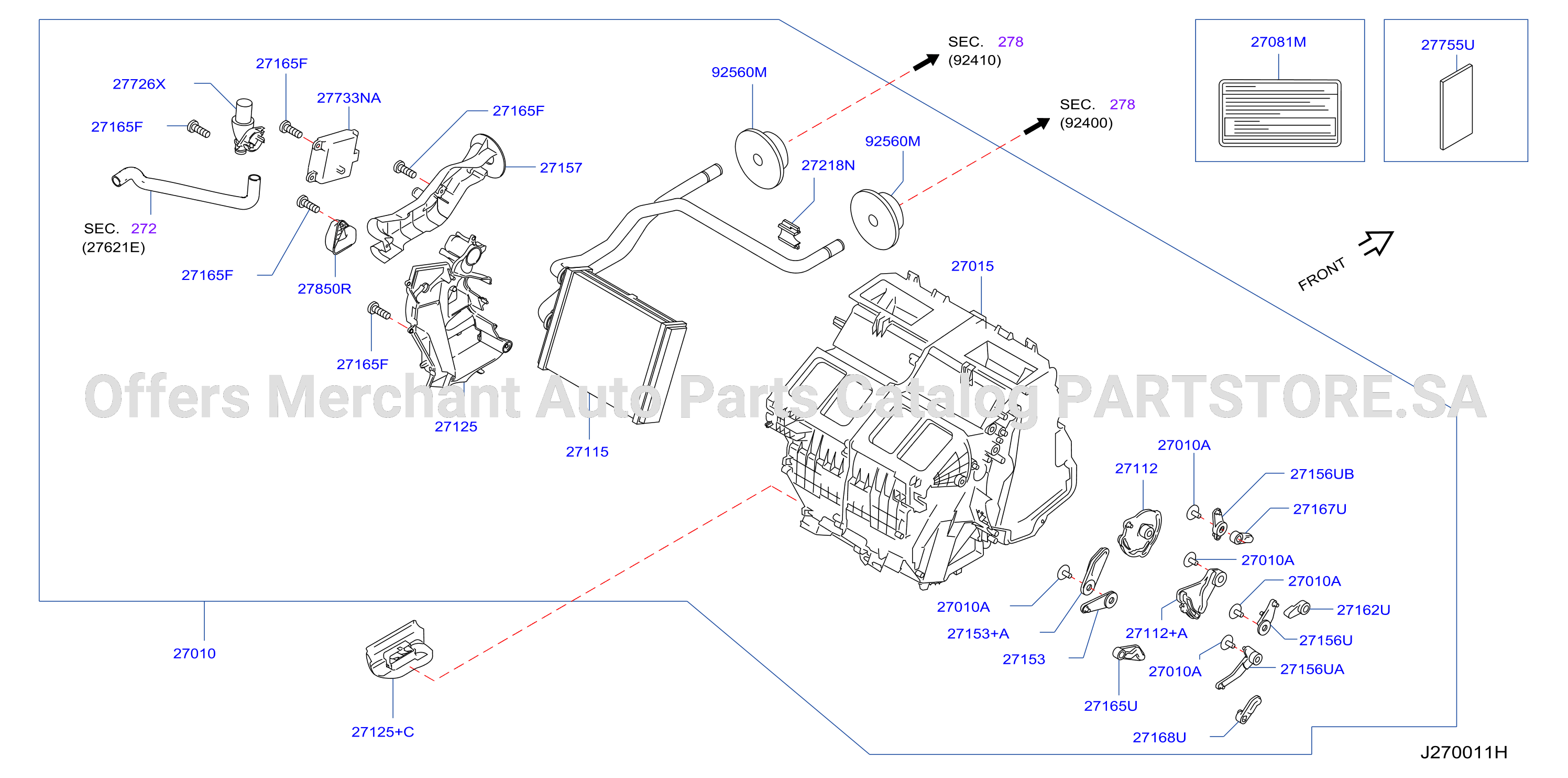 Heater Blower Unit Heater Fr